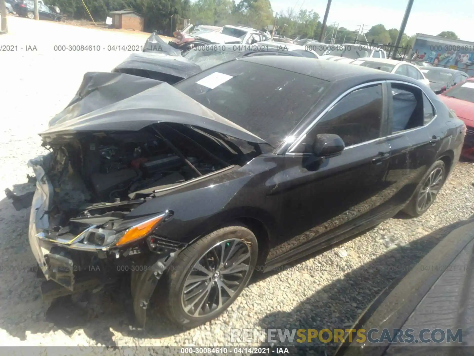 2 Photograph of a damaged car 4T1B11HK1KU837414 TOYOTA CAMRY 2019