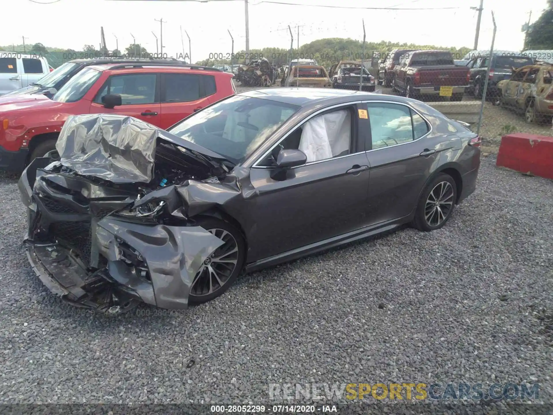 2 Photograph of a damaged car 4T1B11HK1KU843343 TOYOTA CAMRY 2019