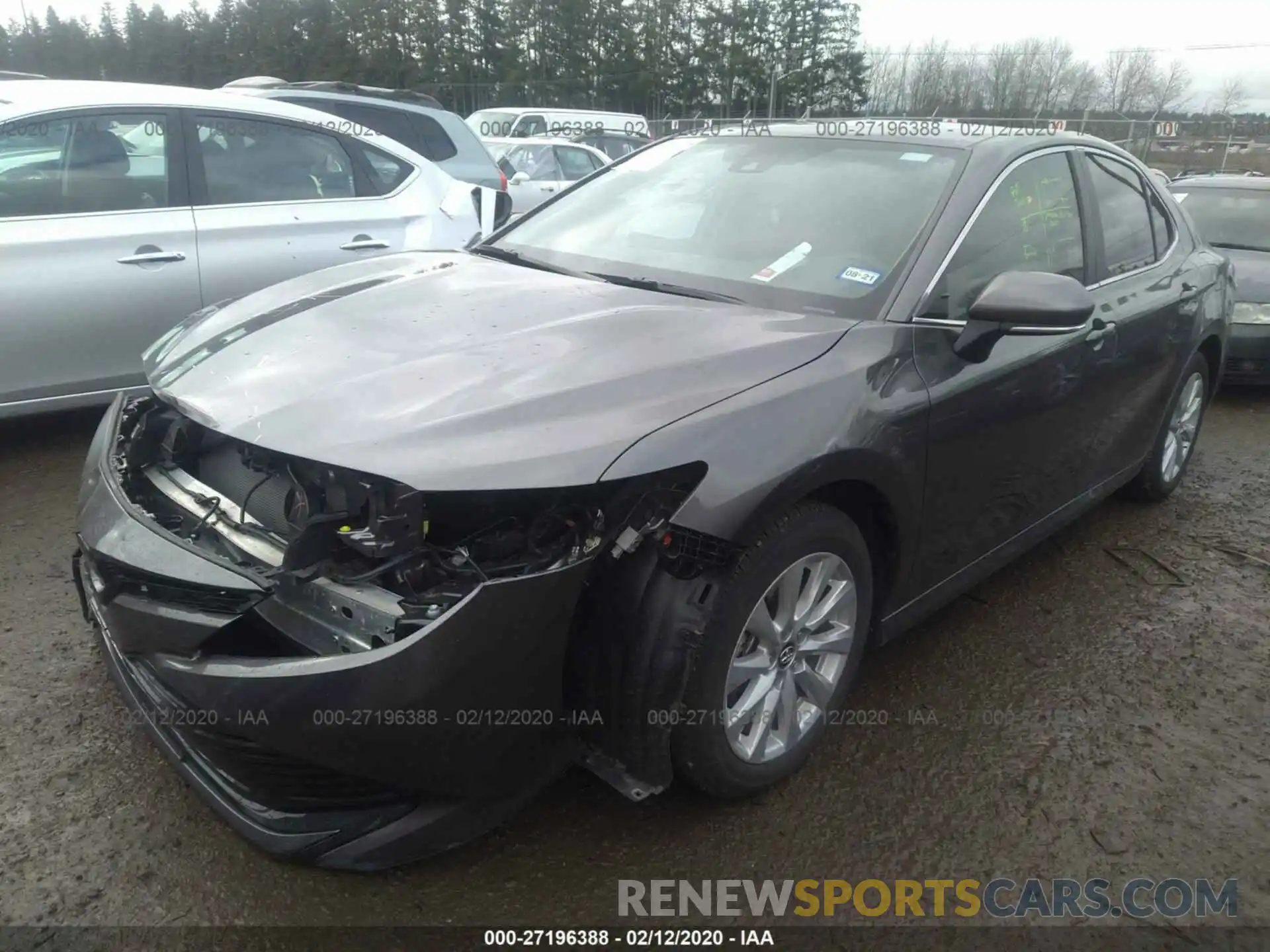 2 Photograph of a damaged car 4T1B11HK1KU843505 TOYOTA CAMRY 2019