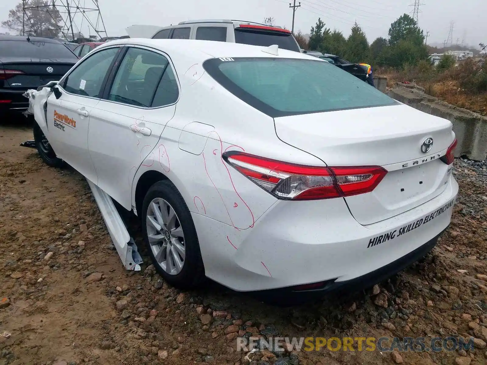 3 Photograph of a damaged car 4T1B11HK1KU845321 TOYOTA CAMRY 2019