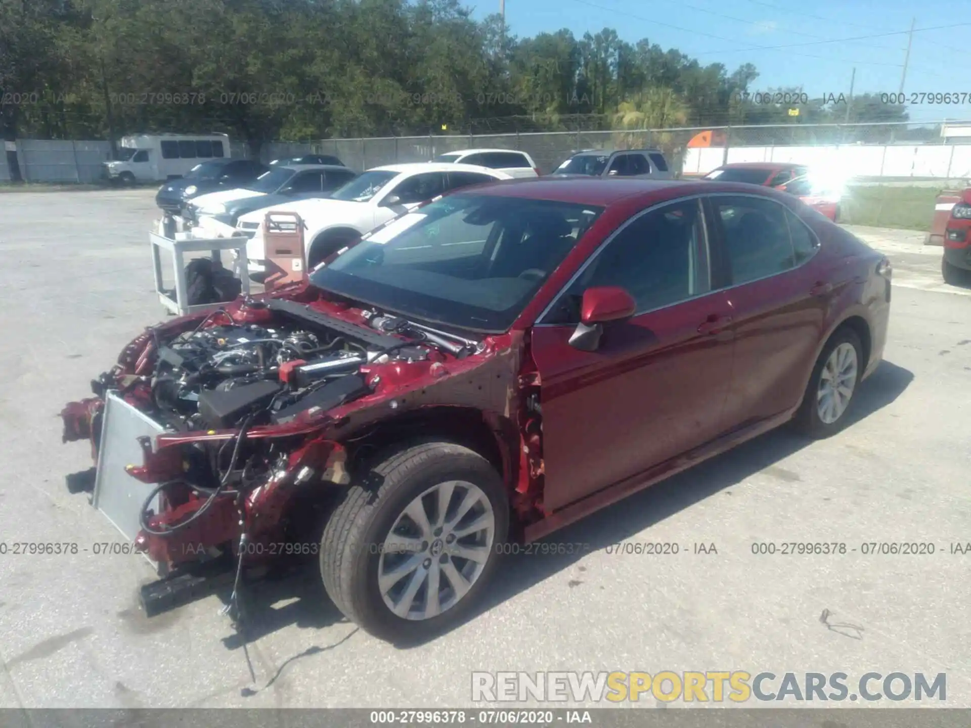 2 Photograph of a damaged car 4T1B11HK1KU846145 TOYOTA CAMRY 2019