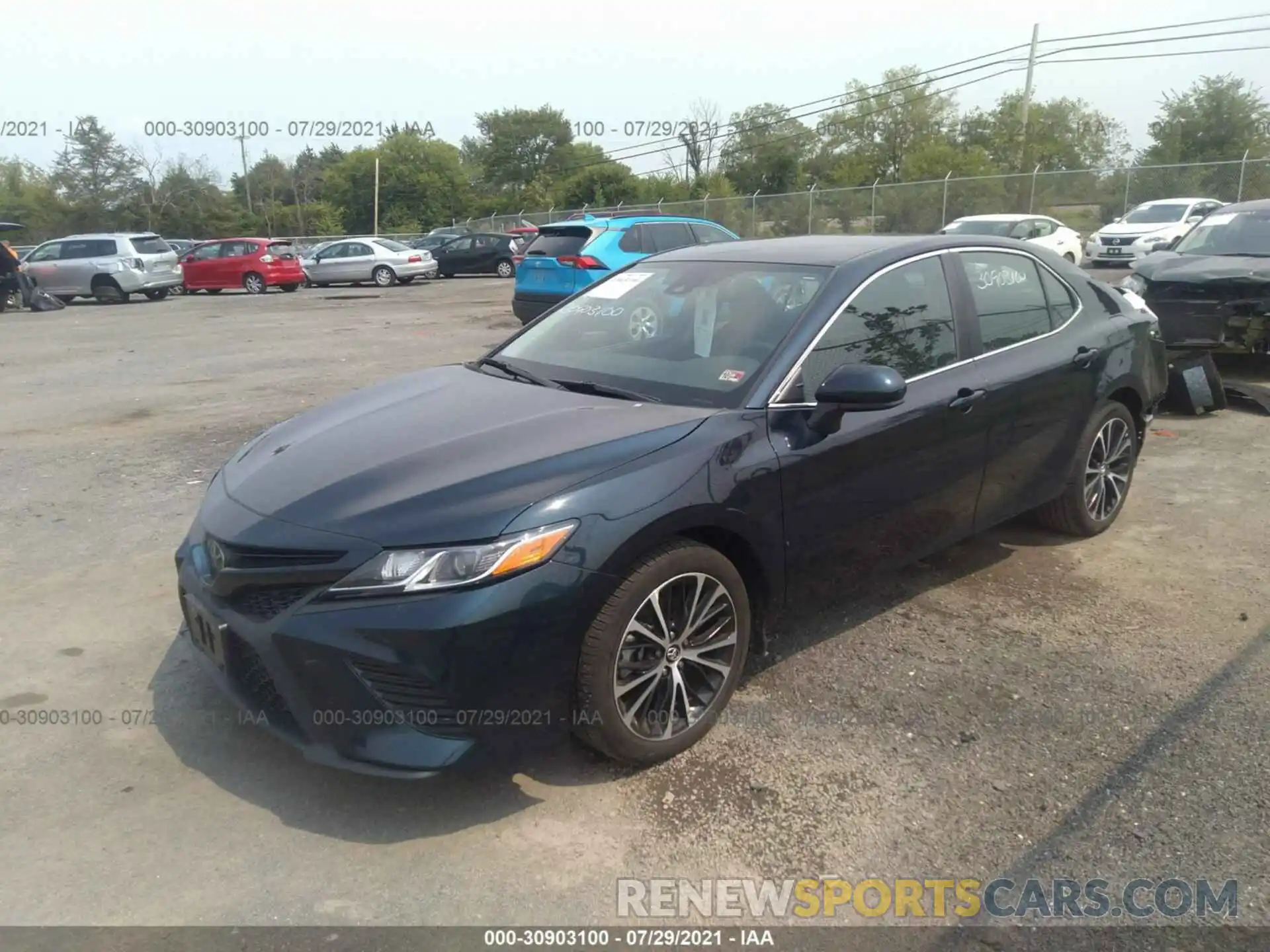 2 Photograph of a damaged car 4T1B11HK1KU846162 TOYOTA CAMRY 2019