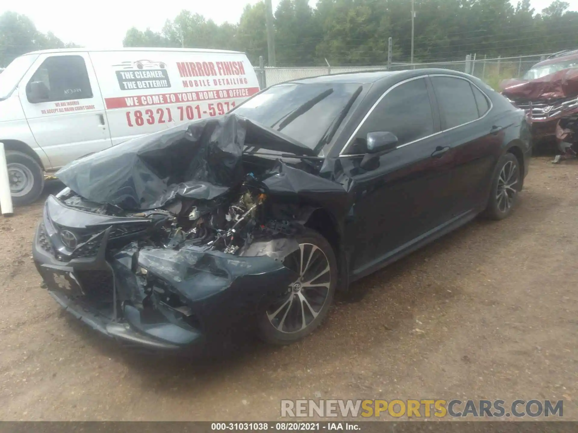 2 Photograph of a damaged car 4T1B11HK1KU847375 TOYOTA CAMRY 2019