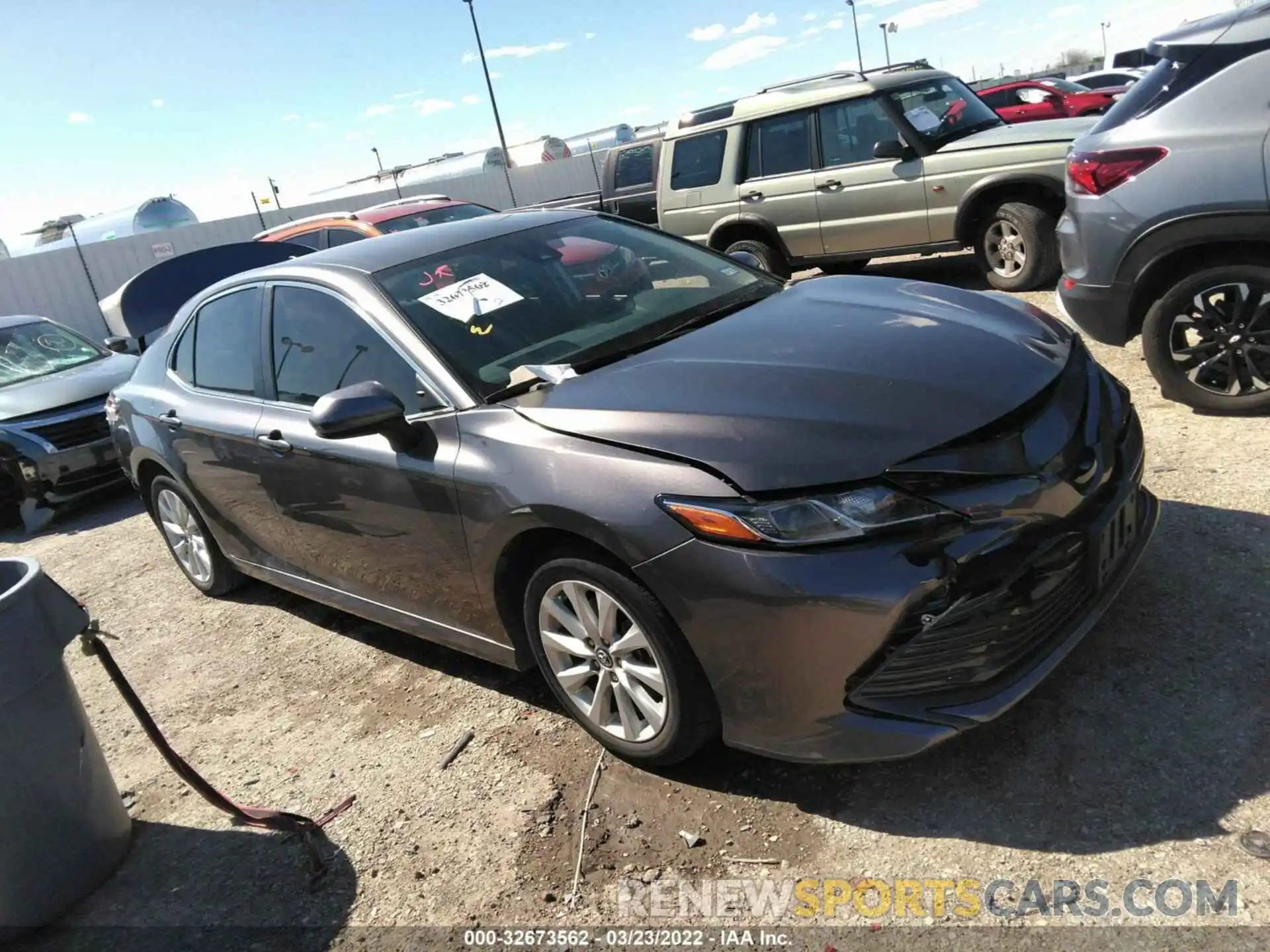 1 Photograph of a damaged car 4T1B11HK1KU851538 TOYOTA CAMRY 2019