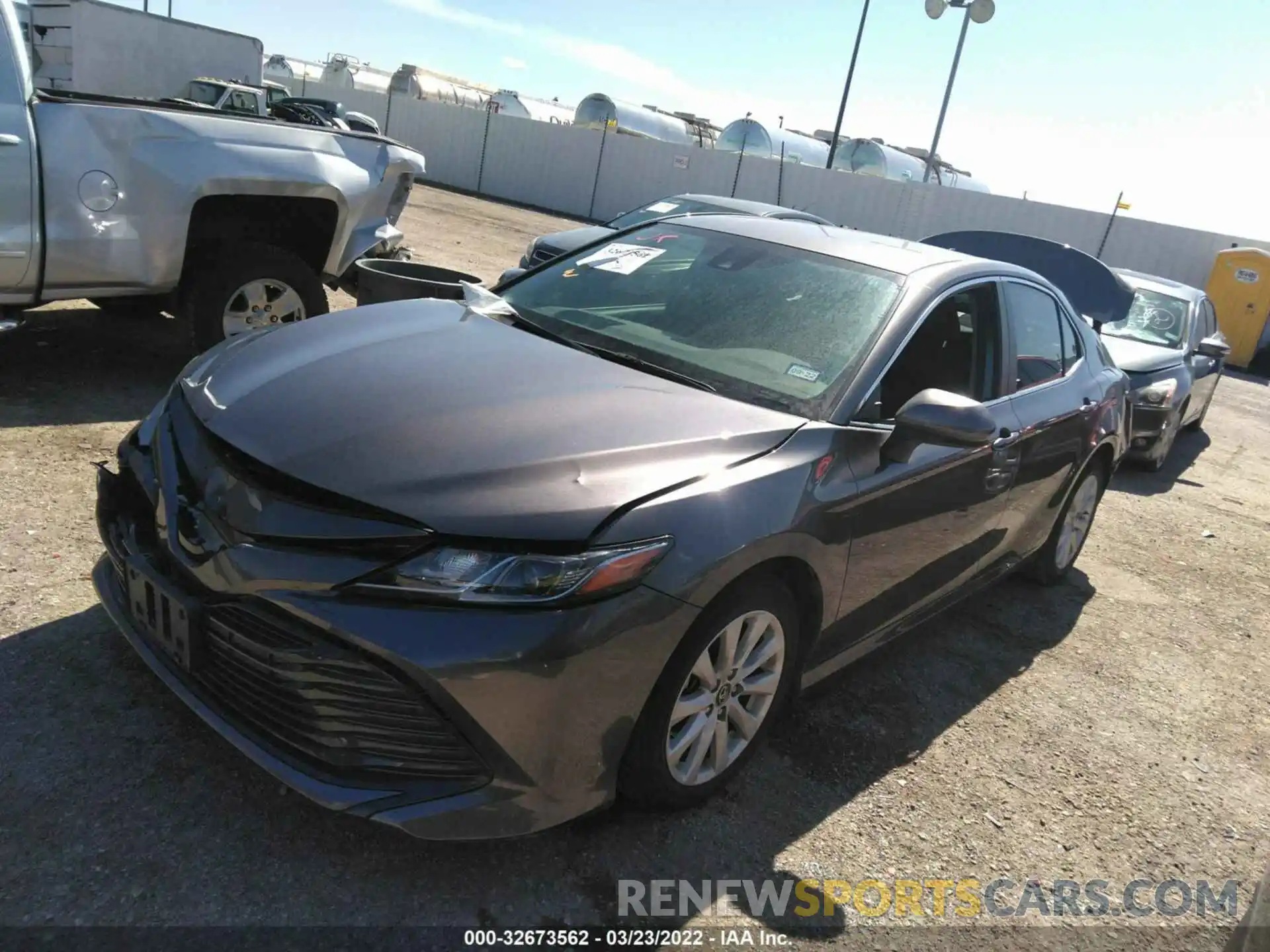 2 Photograph of a damaged car 4T1B11HK1KU851538 TOYOTA CAMRY 2019