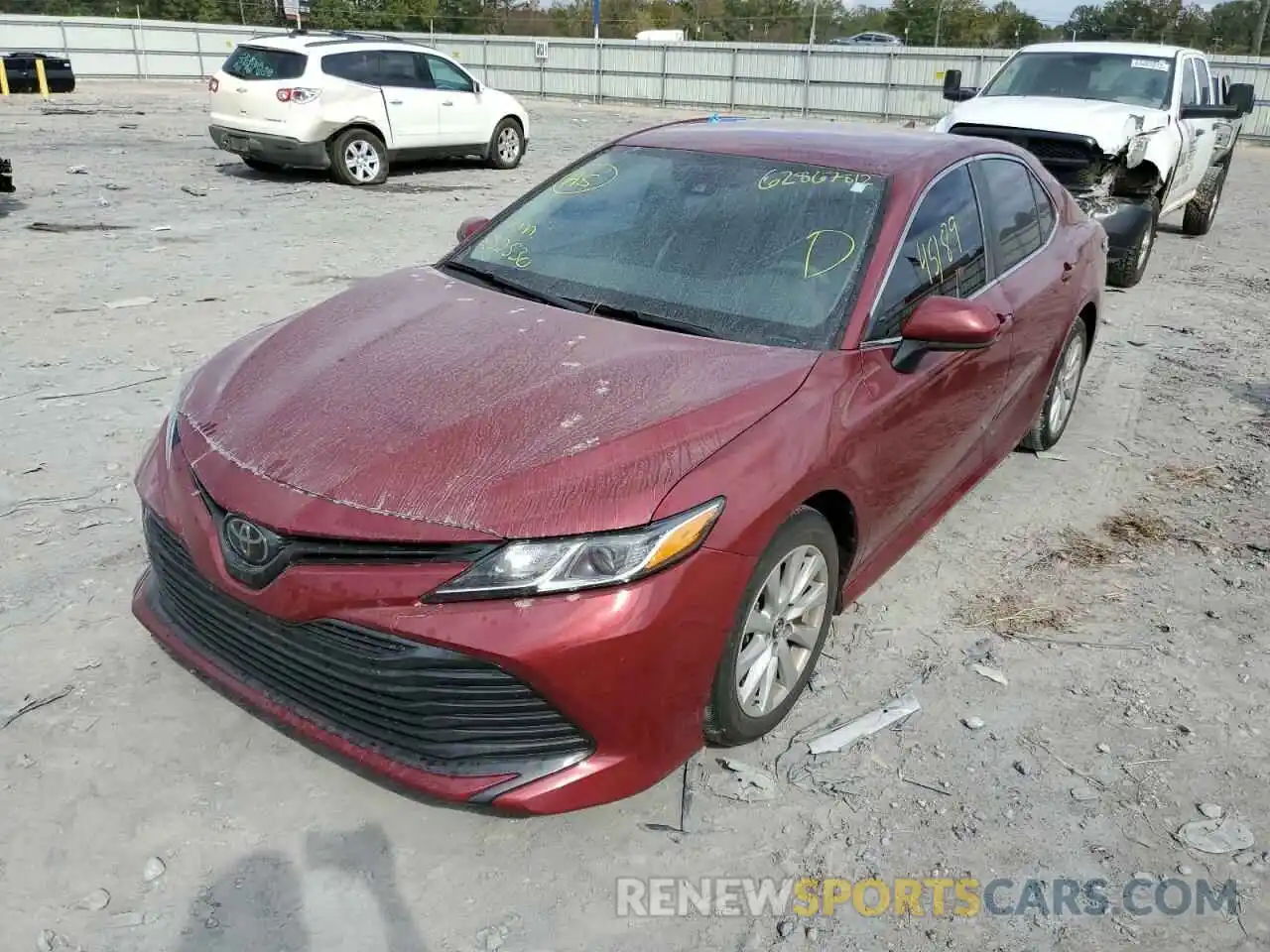 2 Photograph of a damaged car 4T1B11HK1KU852530 TOYOTA CAMRY 2019