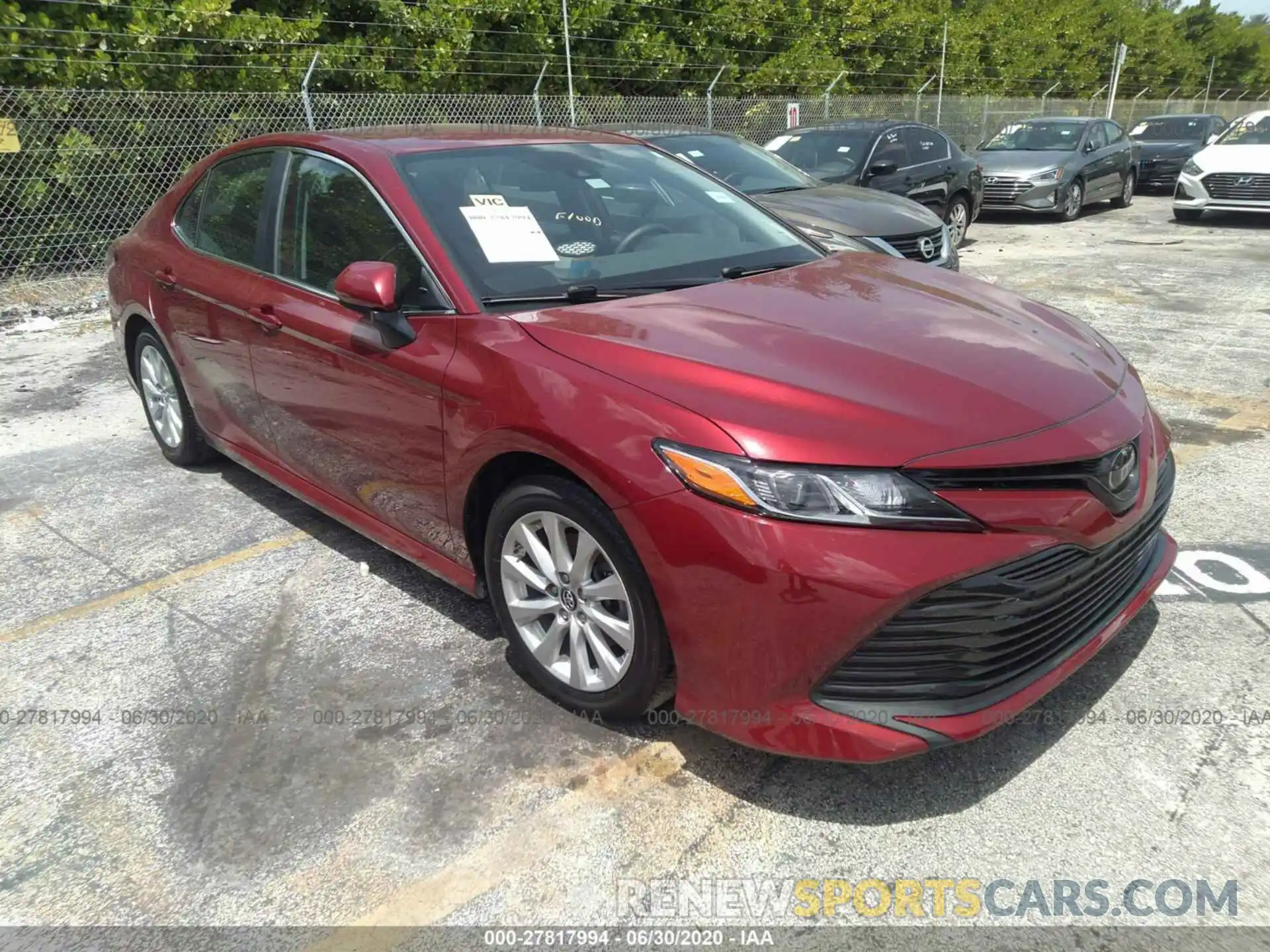 1 Photograph of a damaged car 4T1B11HK1KU853421 TOYOTA CAMRY 2019