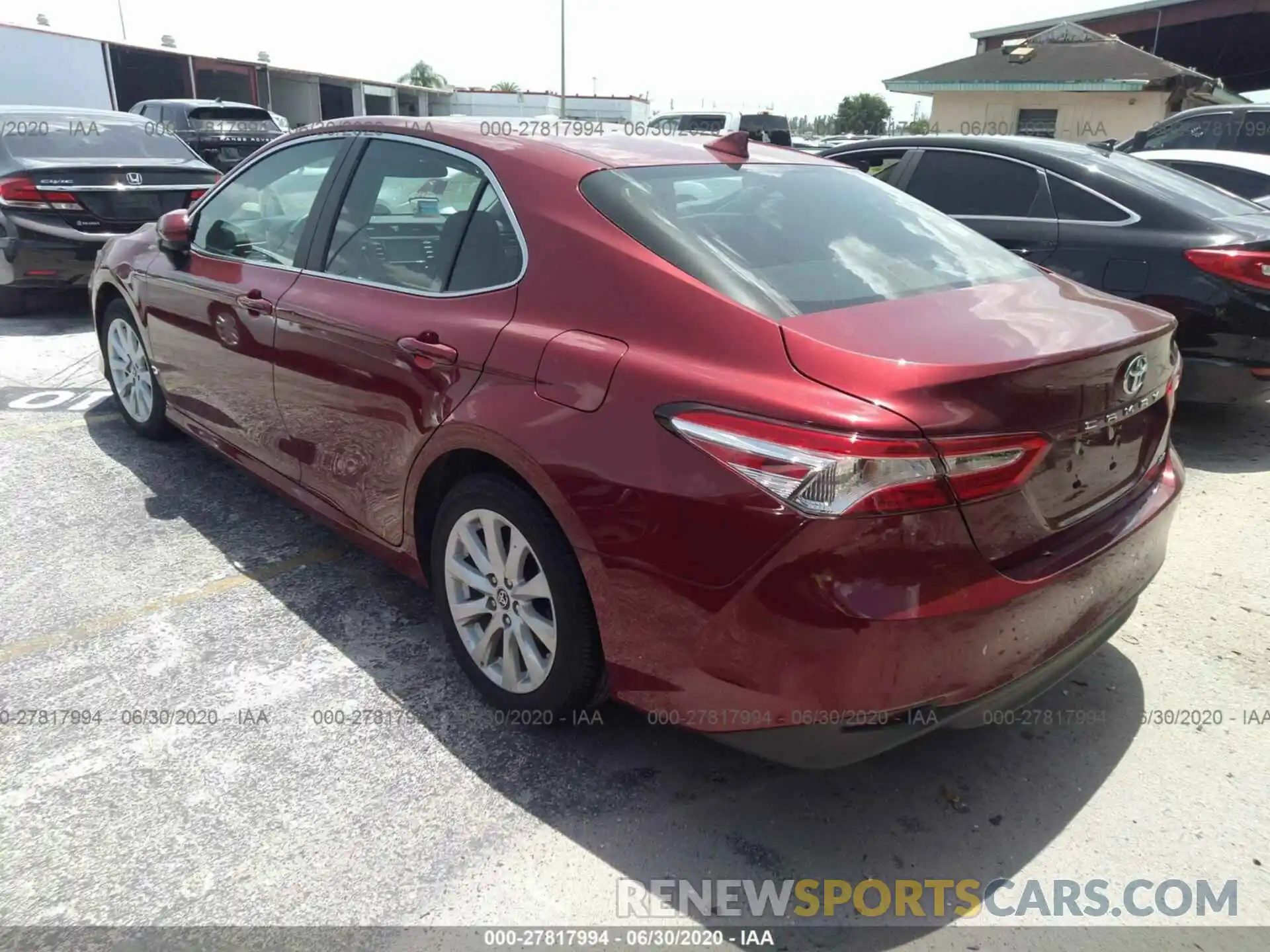 3 Photograph of a damaged car 4T1B11HK1KU853421 TOYOTA CAMRY 2019