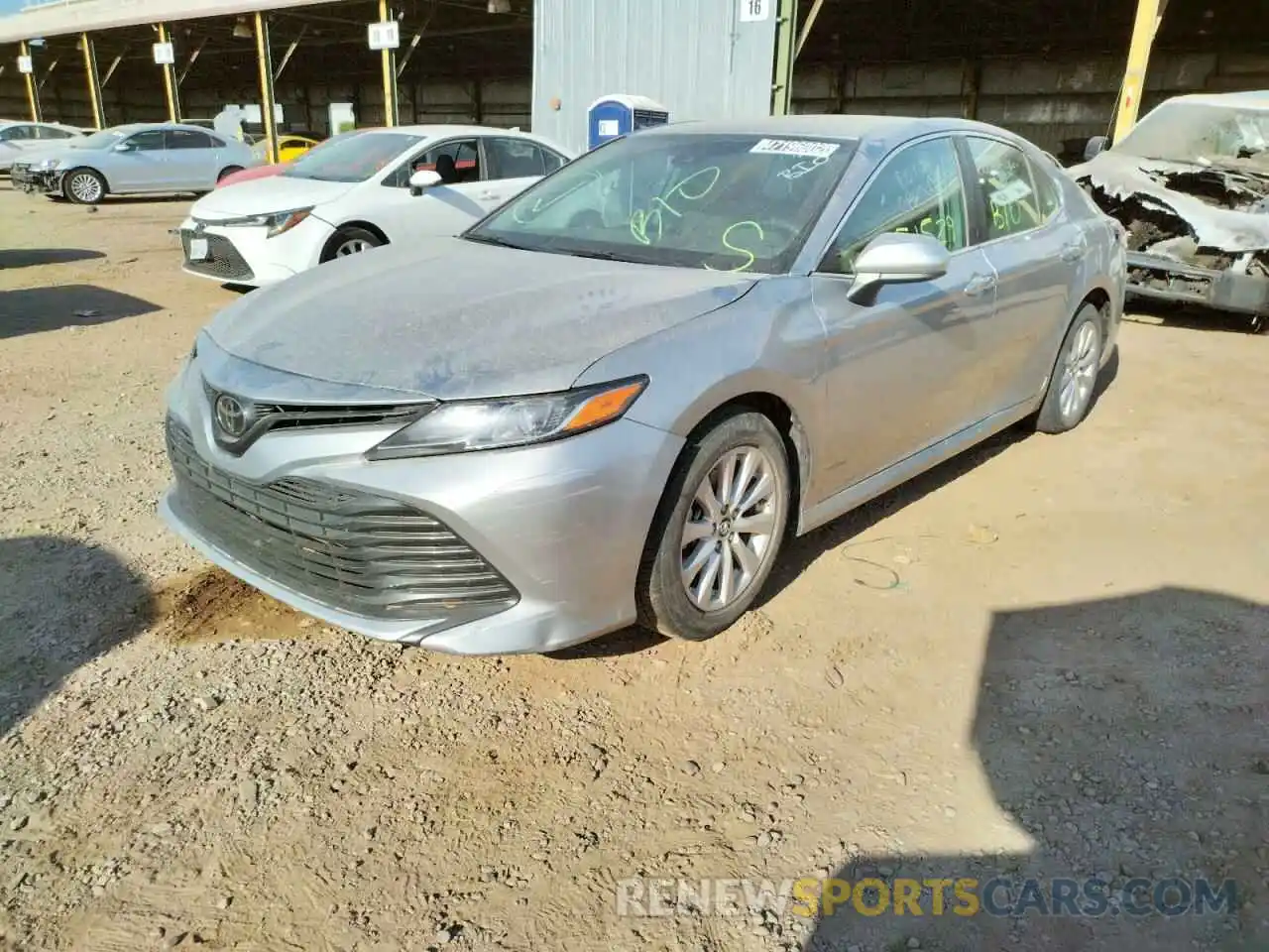 2 Photograph of a damaged car 4T1B11HK1KU856870 TOYOTA CAMRY 2019