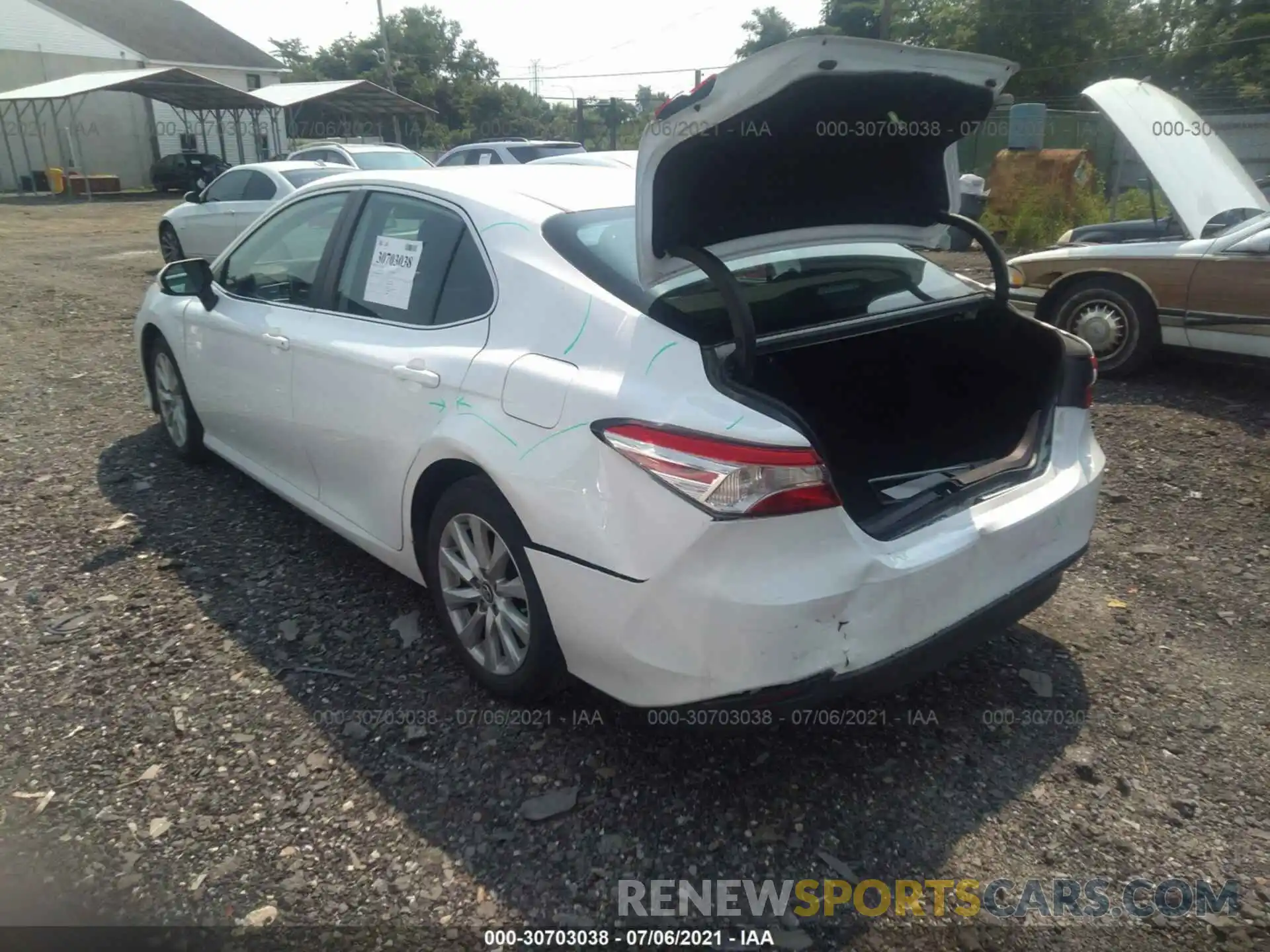 3 Photograph of a damaged car 4T1B11HK2KU161992 TOYOTA CAMRY 2019