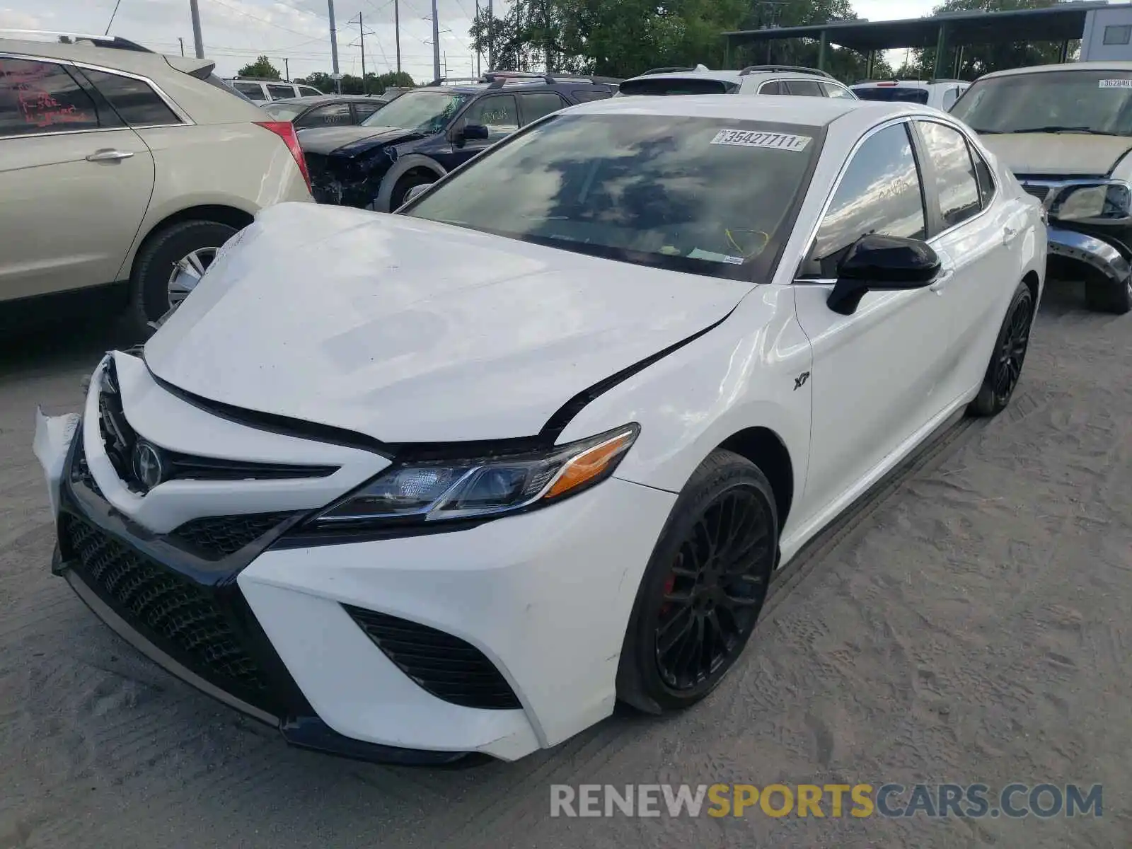 2 Photograph of a damaged car 4T1B11HK2KU162656 TOYOTA CAMRY 2019