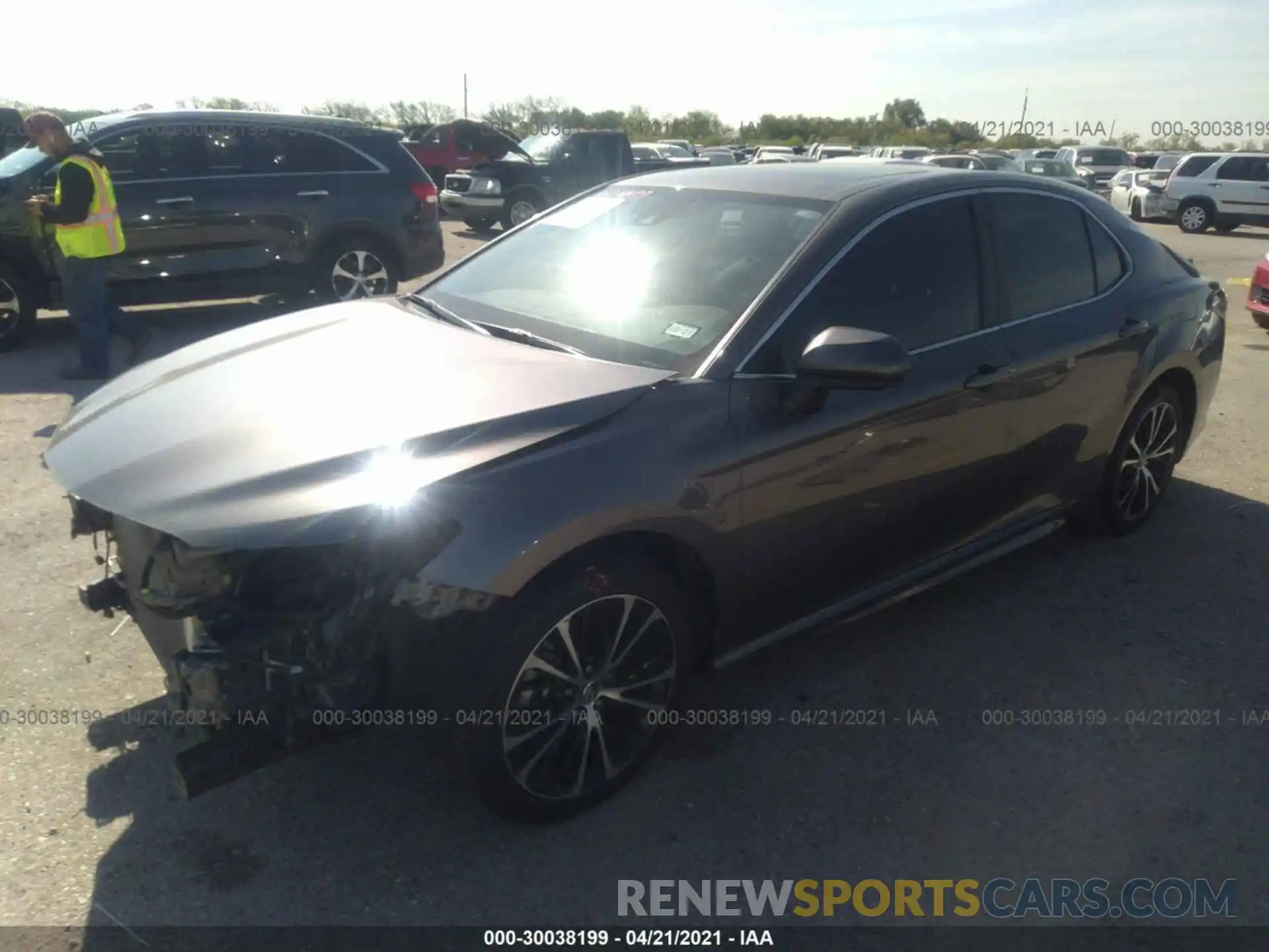 2 Photograph of a damaged car 4T1B11HK2KU165041 TOYOTA CAMRY 2019