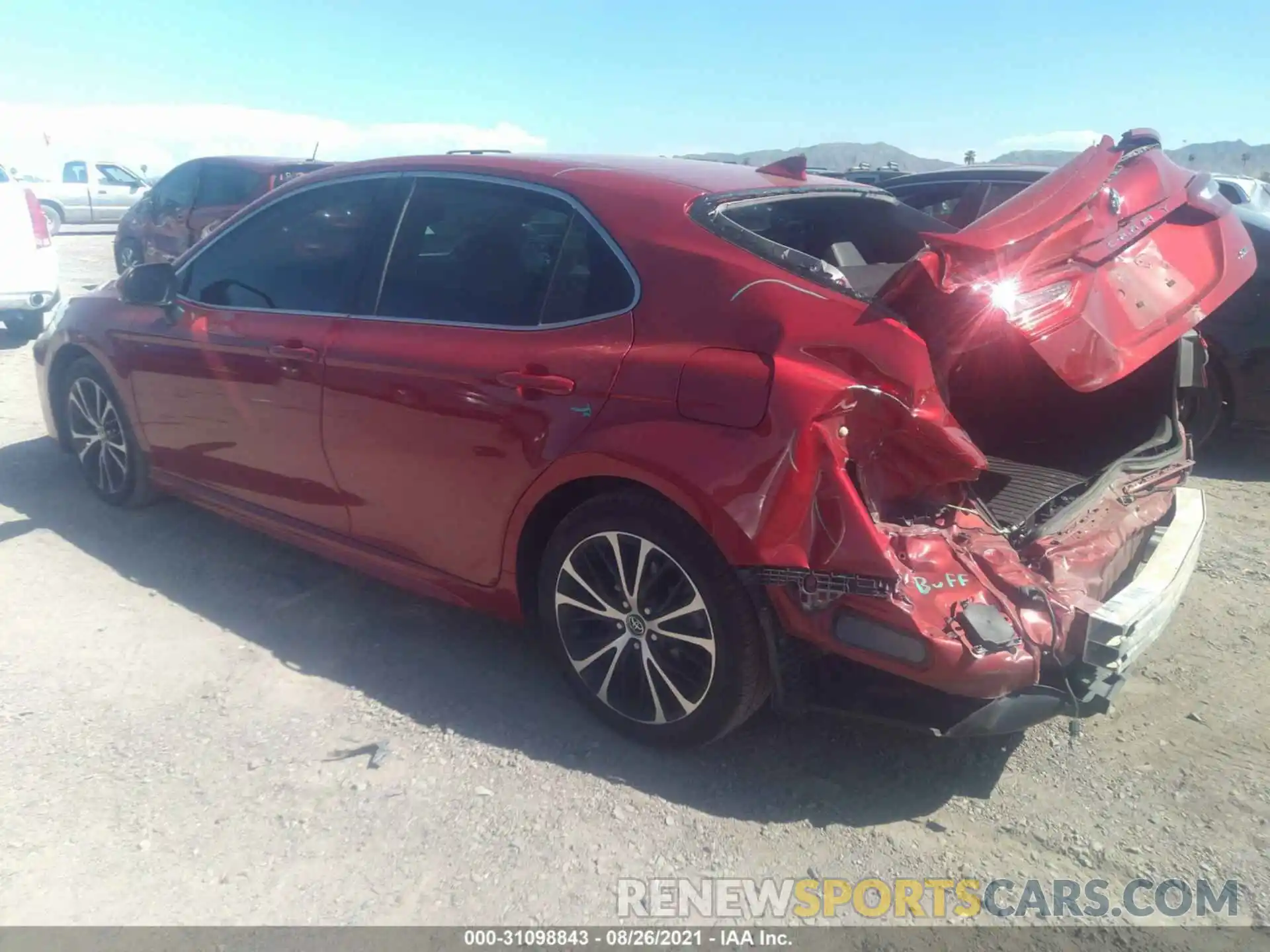 3 Photograph of a damaged car 4T1B11HK2KU166688 TOYOTA CAMRY 2019