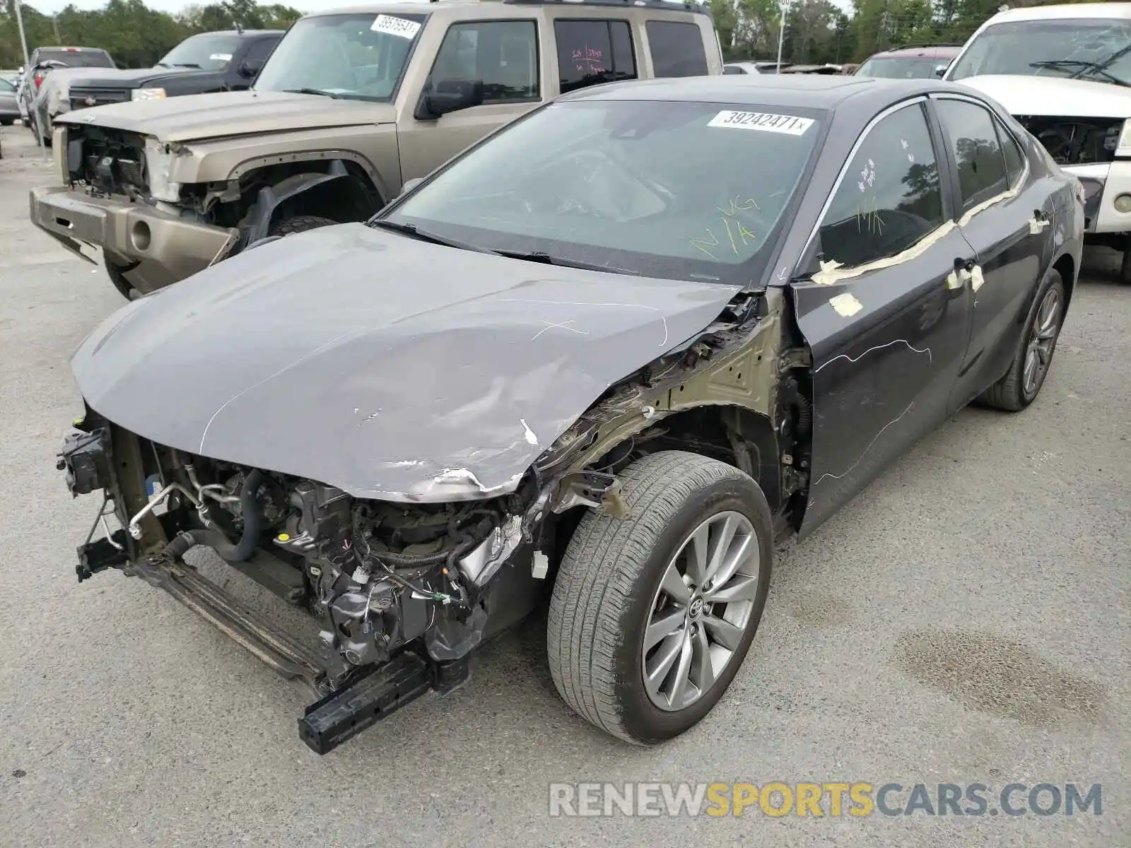 2 Photograph of a damaged car 4T1B11HK2KU168540 TOYOTA CAMRY 2019