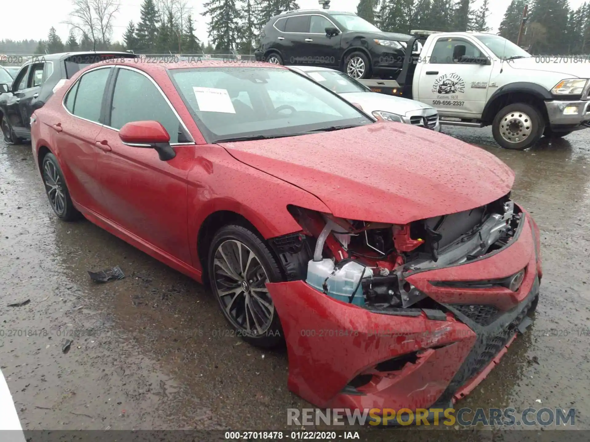 1 Photograph of a damaged car 4T1B11HK2KU168618 TOYOTA CAMRY 2019