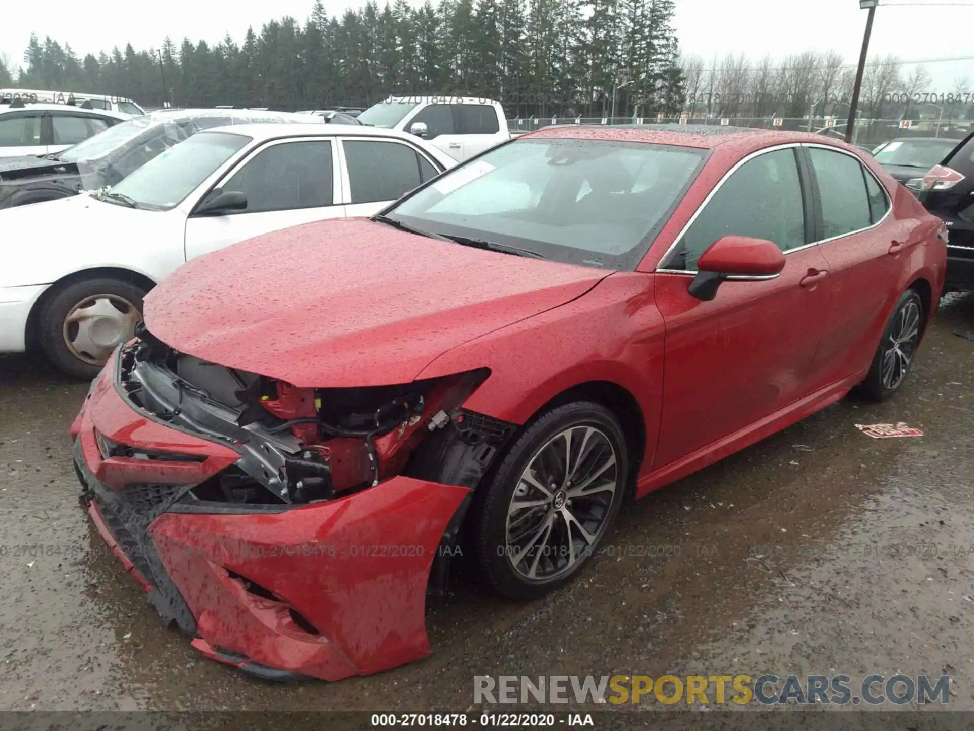 2 Photograph of a damaged car 4T1B11HK2KU168618 TOYOTA CAMRY 2019