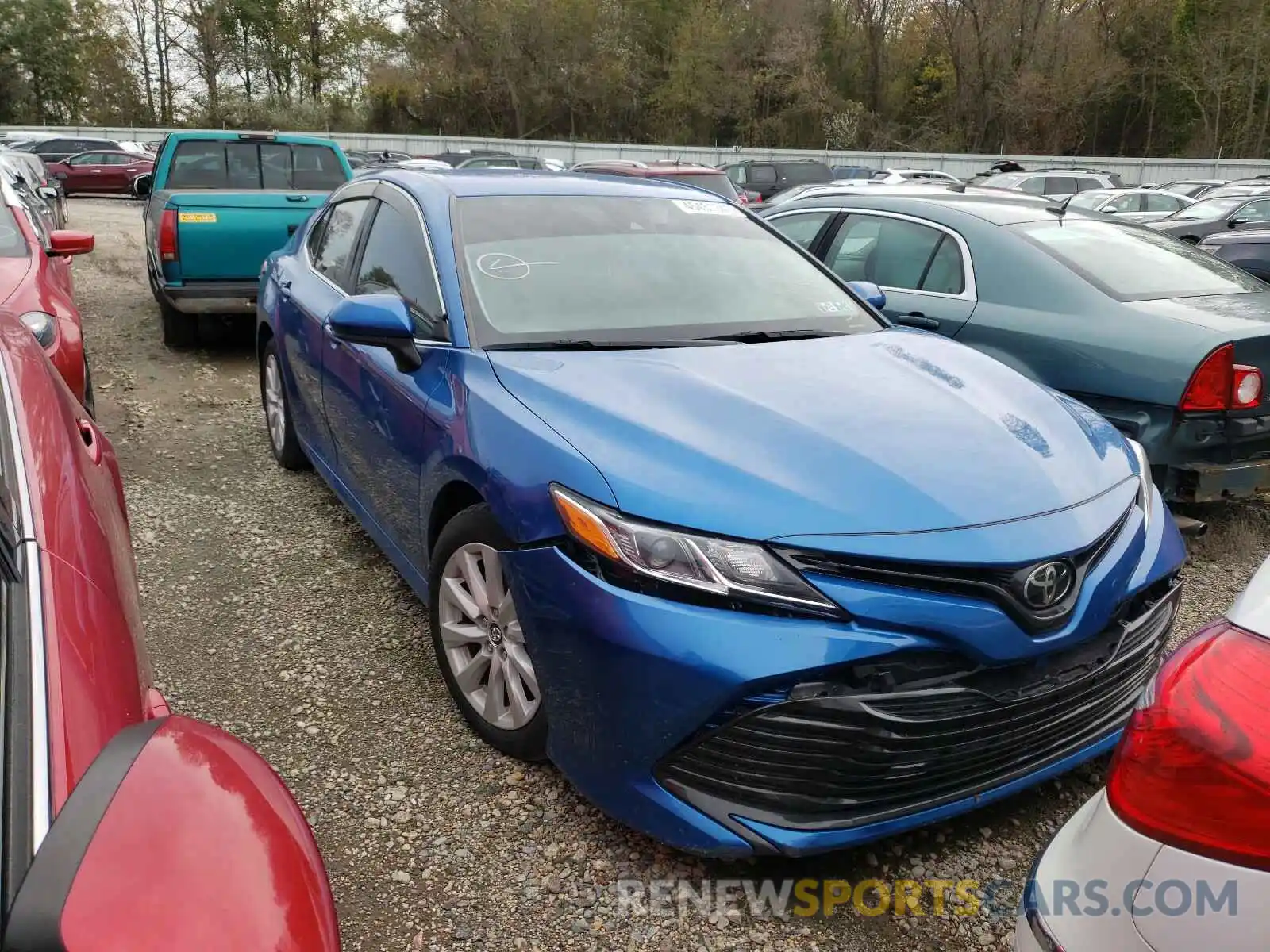 1 Photograph of a damaged car 4T1B11HK2KU169378 TOYOTA CAMRY 2019