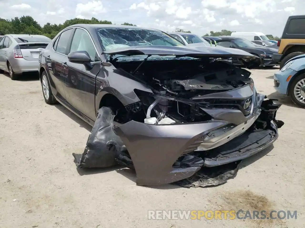 1 Photograph of a damaged car 4T1B11HK2KU169459 TOYOTA CAMRY 2019