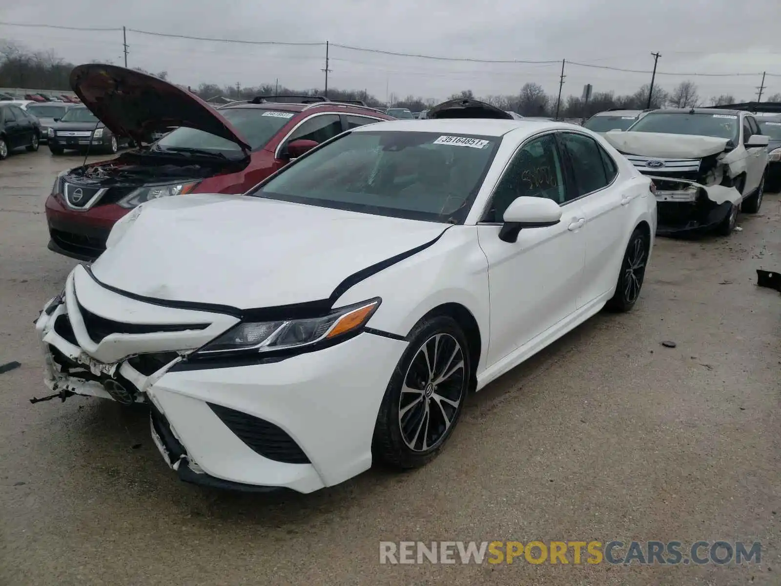 2 Photograph of a damaged car 4T1B11HK2KU169736 TOYOTA CAMRY 2019