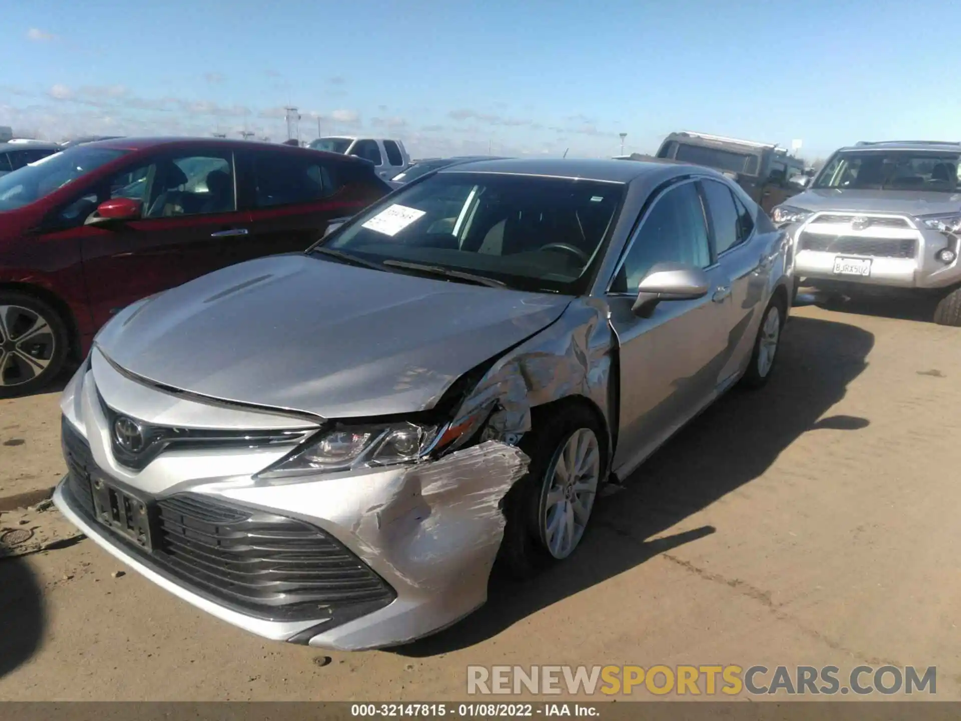 2 Photograph of a damaged car 4T1B11HK2KU170160 TOYOTA CAMRY 2019