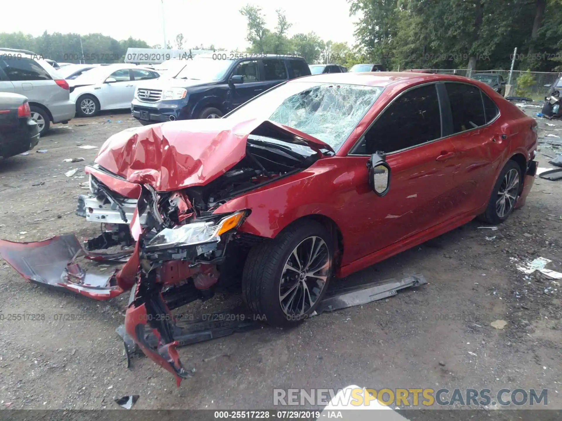 2 Photograph of a damaged car 4T1B11HK2KU171146 TOYOTA CAMRY 2019