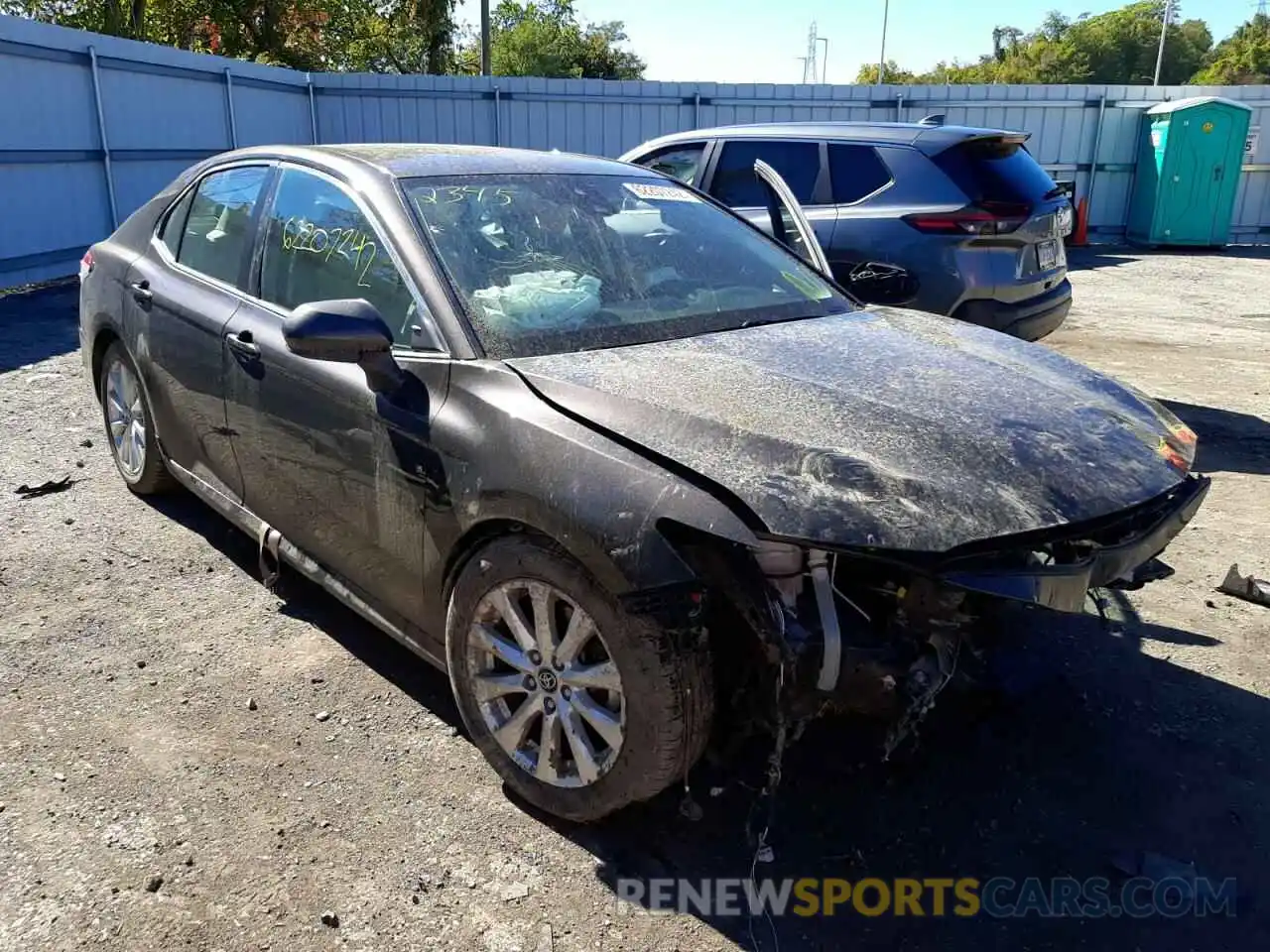 1 Photograph of a damaged car 4T1B11HK2KU172345 TOYOTA CAMRY 2019