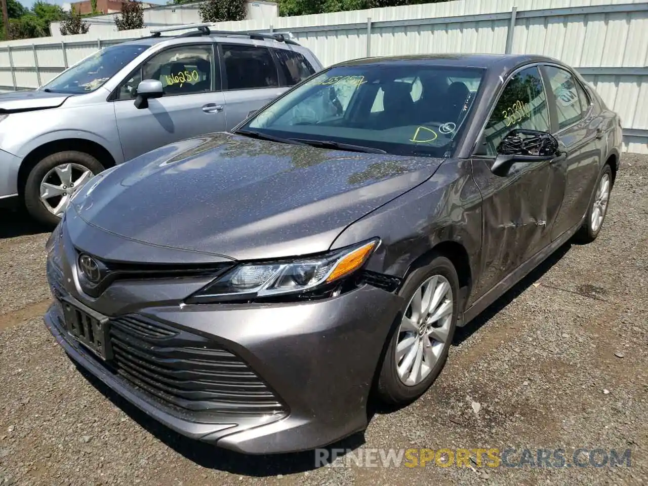 2 Photograph of a damaged car 4T1B11HK2KU172636 TOYOTA CAMRY 2019