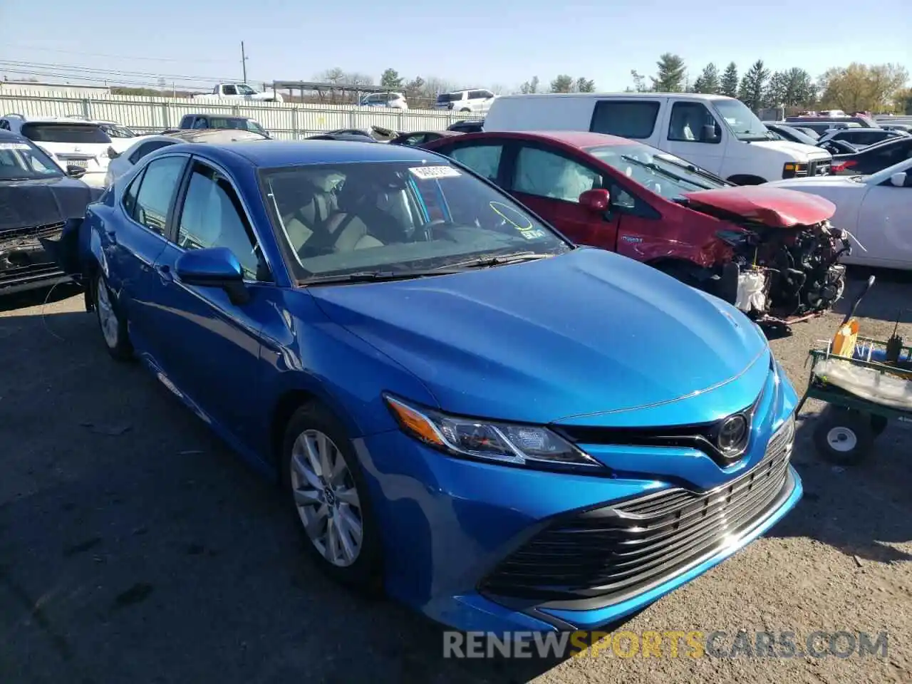 1 Photograph of a damaged car 4T1B11HK2KU173396 TOYOTA CAMRY 2019