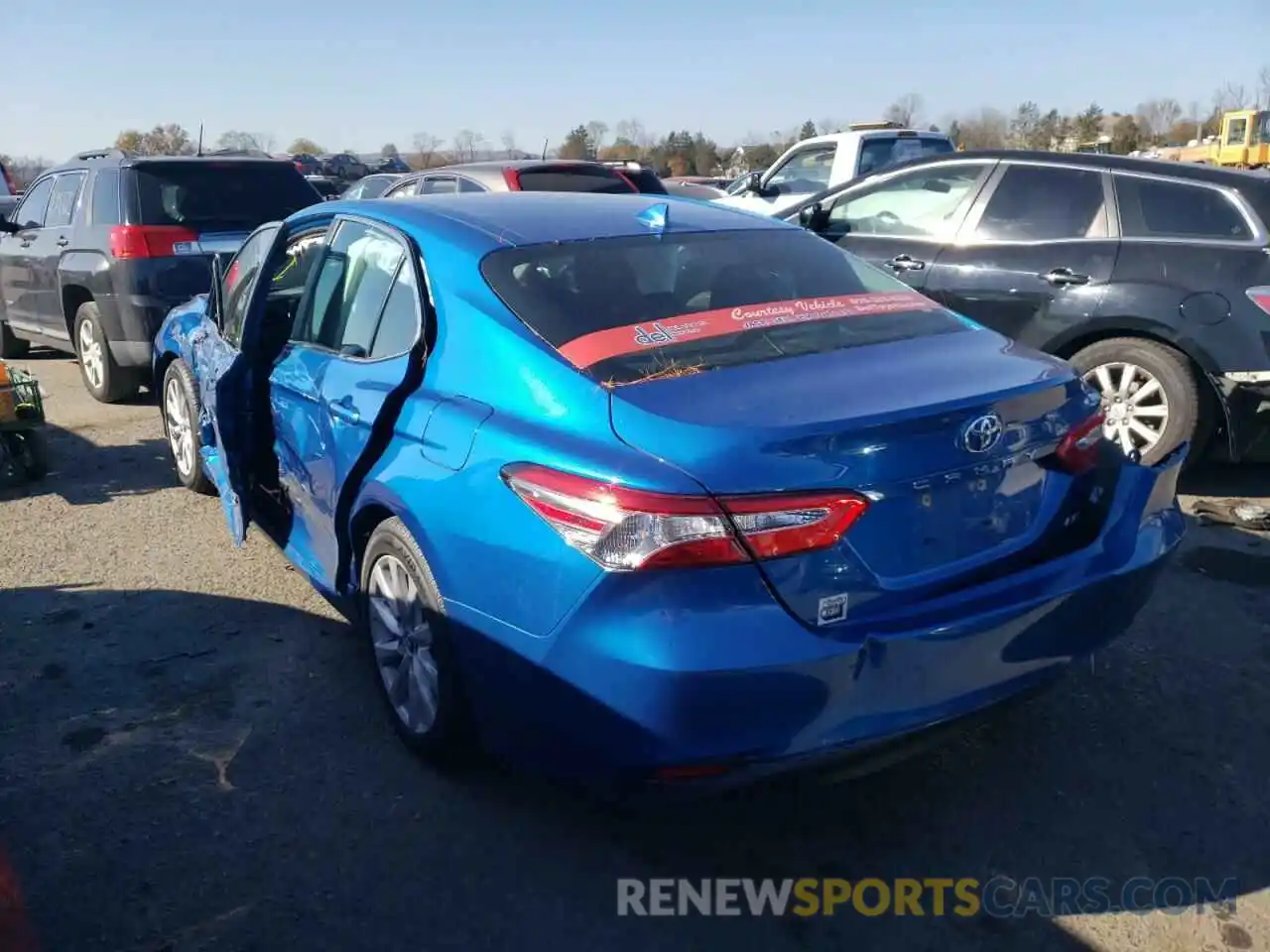 3 Photograph of a damaged car 4T1B11HK2KU173396 TOYOTA CAMRY 2019