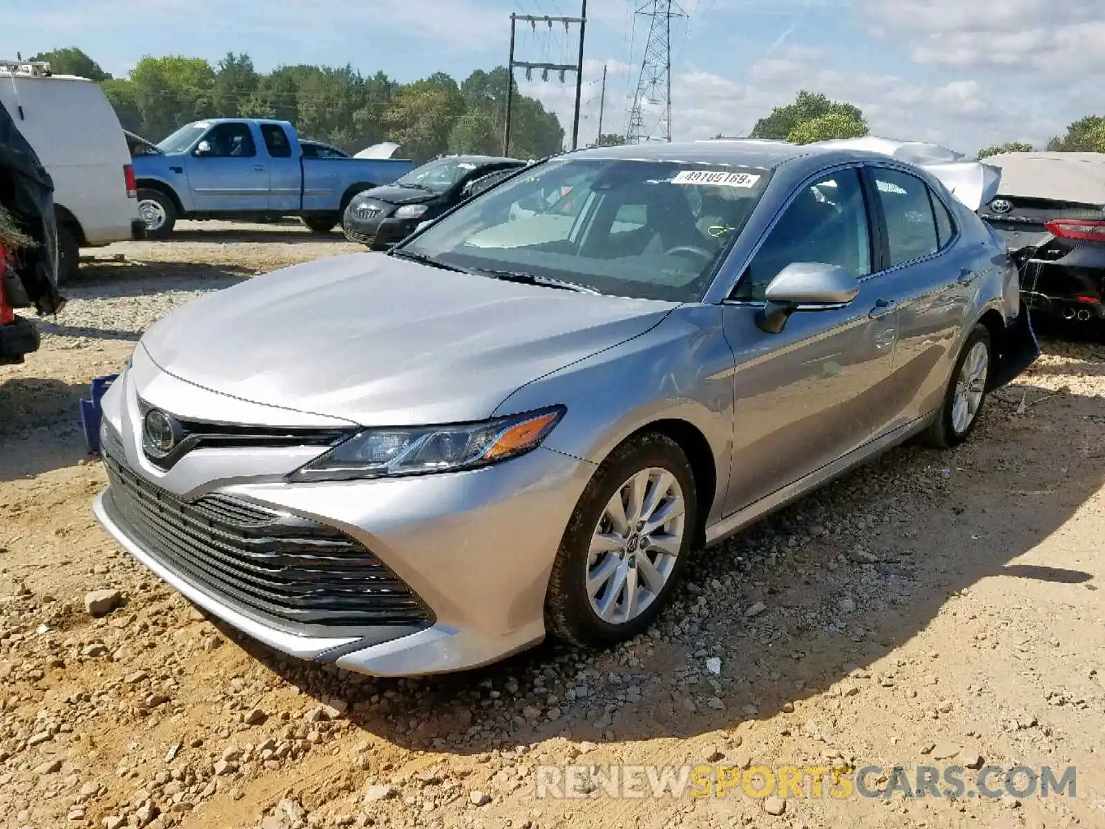 2 Photograph of a damaged car 4T1B11HK2KU173771 TOYOTA CAMRY 2019