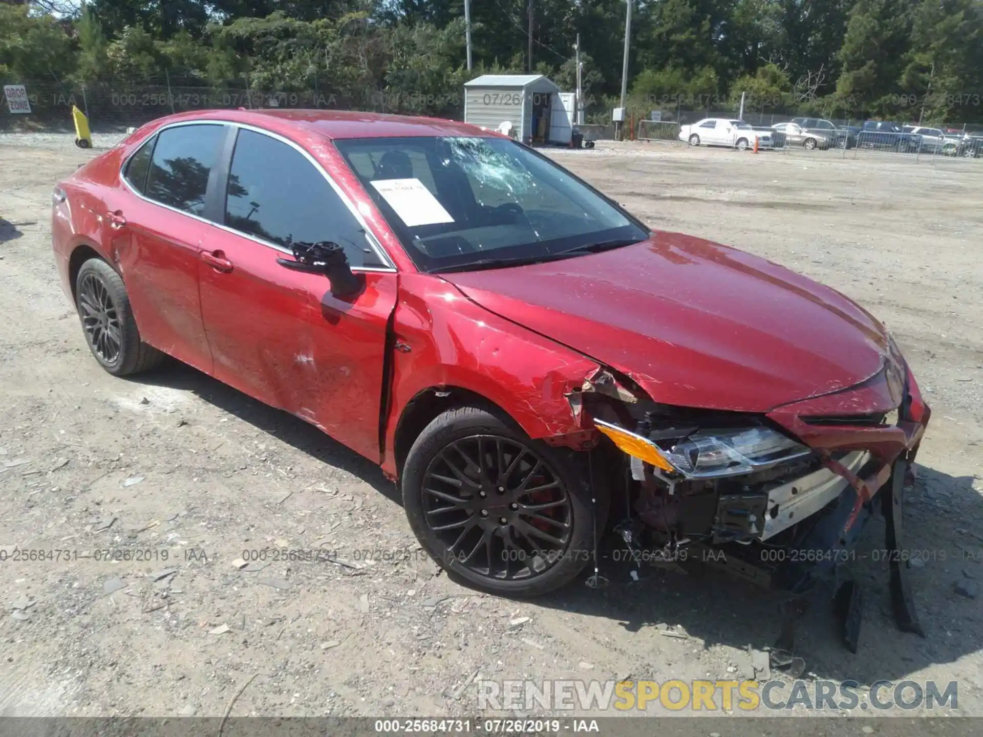 1 Photograph of a damaged car 4T1B11HK2KU175262 TOYOTA CAMRY 2019