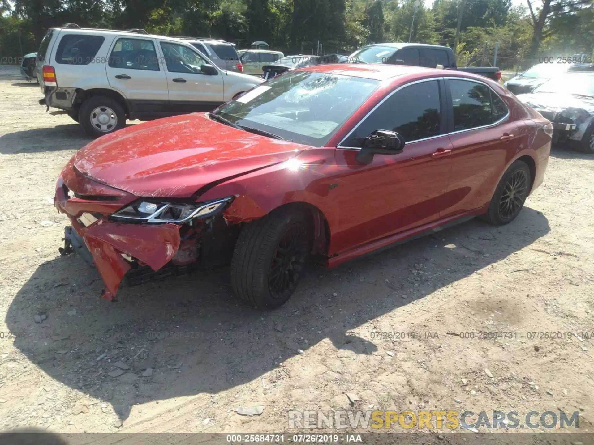 2 Photograph of a damaged car 4T1B11HK2KU175262 TOYOTA CAMRY 2019