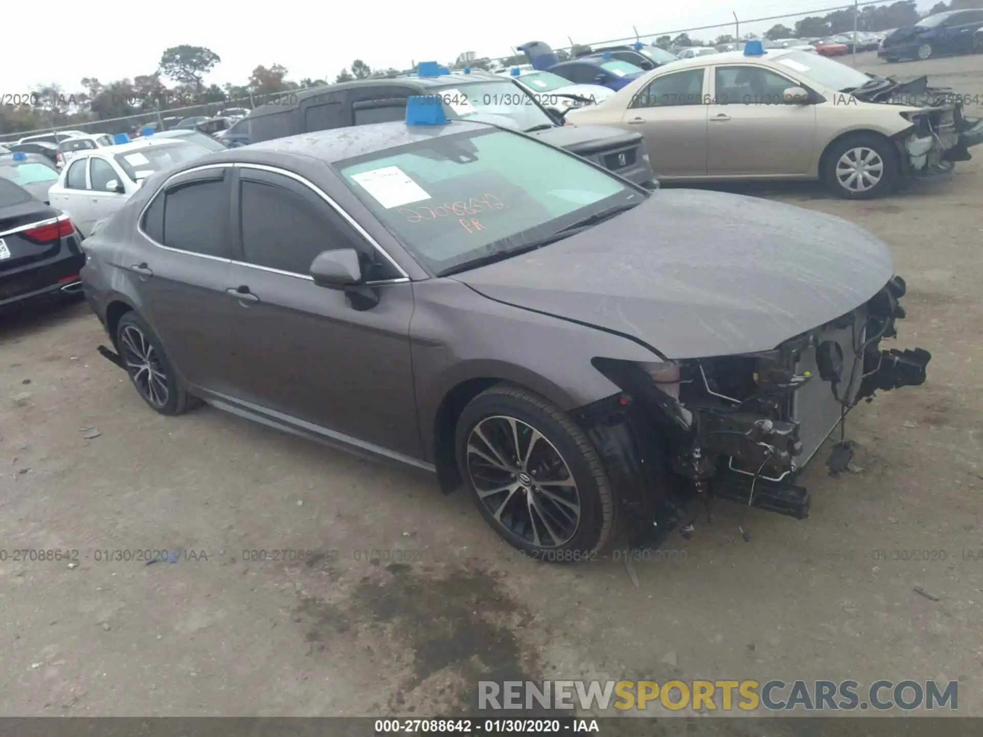 1 Photograph of a damaged car 4T1B11HK2KU175892 TOYOTA CAMRY 2019