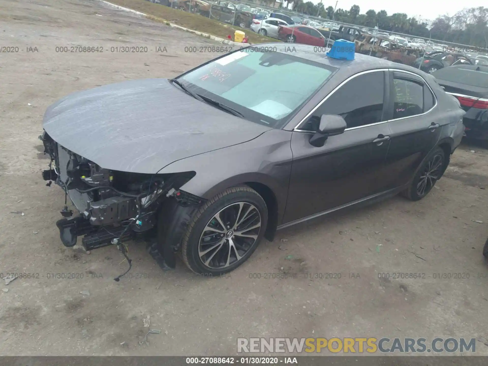 2 Photograph of a damaged car 4T1B11HK2KU175892 TOYOTA CAMRY 2019