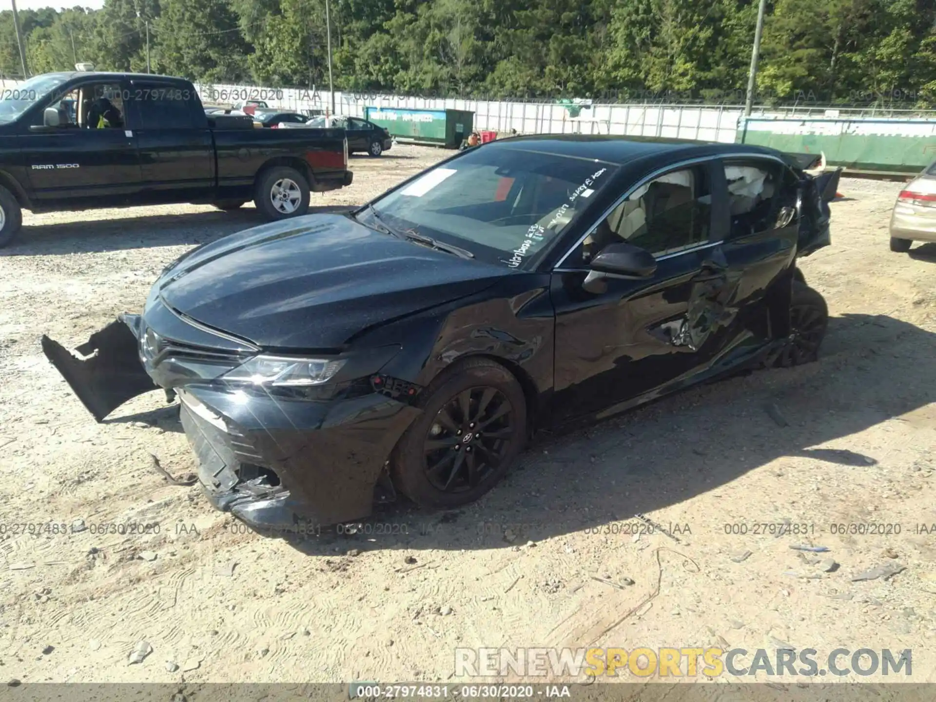 2 Photograph of a damaged car 4T1B11HK2KU180817 TOYOTA CAMRY 2019