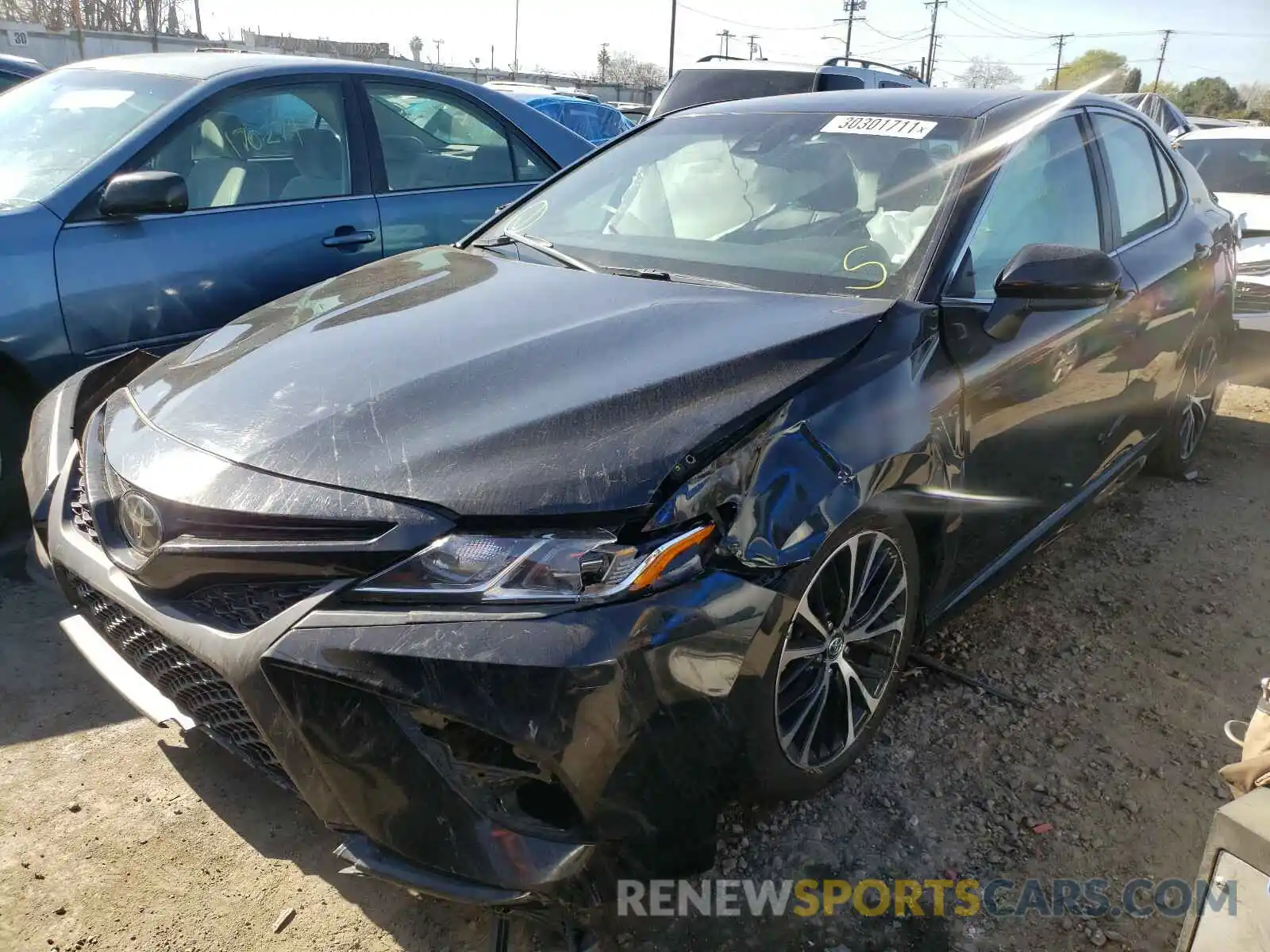 2 Photograph of a damaged car 4T1B11HK2KU184754 TOYOTA CAMRY 2019