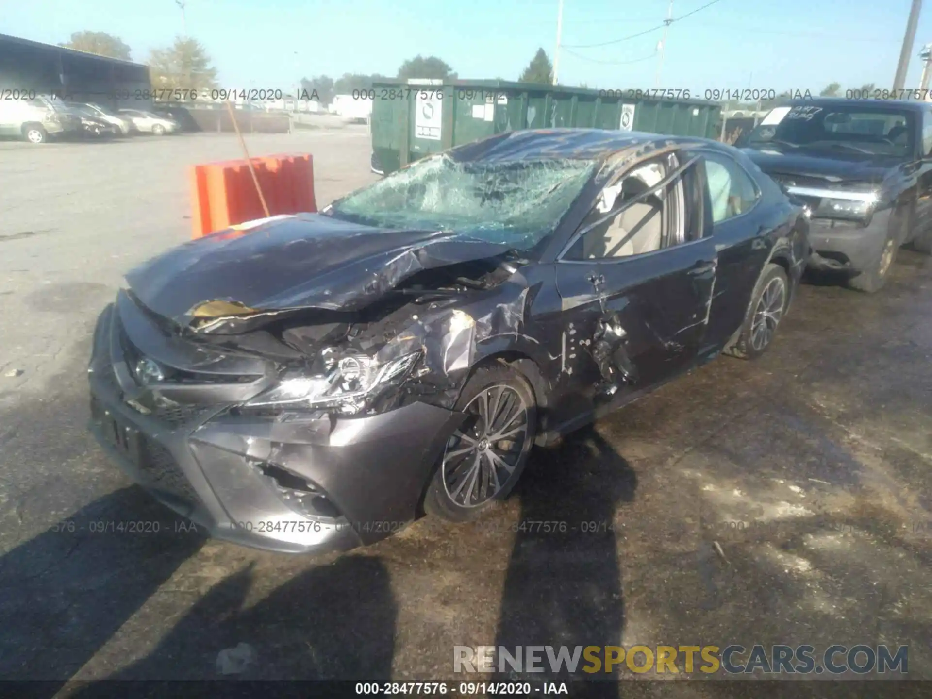2 Photograph of a damaged car 4T1B11HK2KU186309 TOYOTA CAMRY 2019