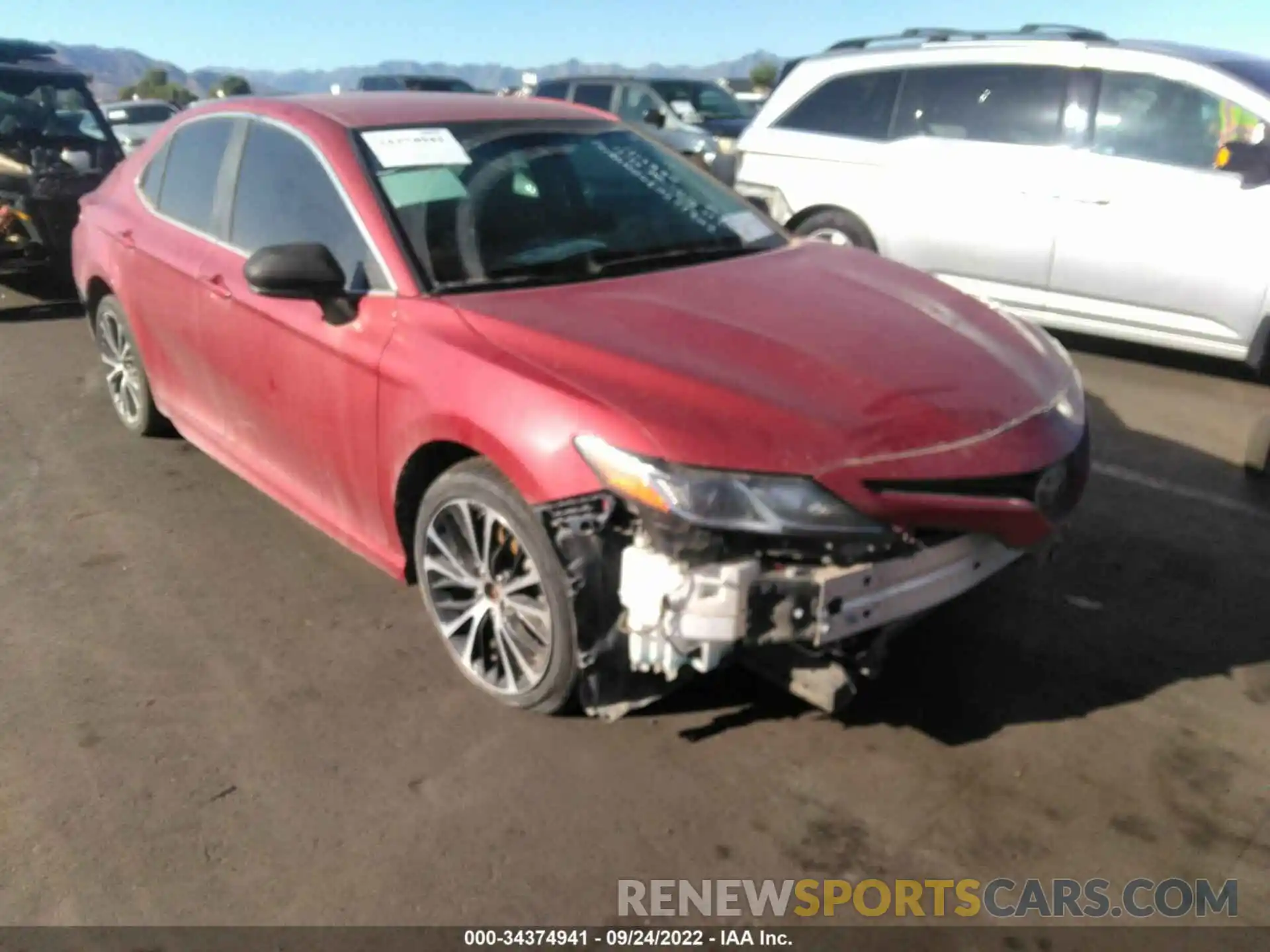 1 Photograph of a damaged car 4T1B11HK2KU188996 TOYOTA CAMRY 2019