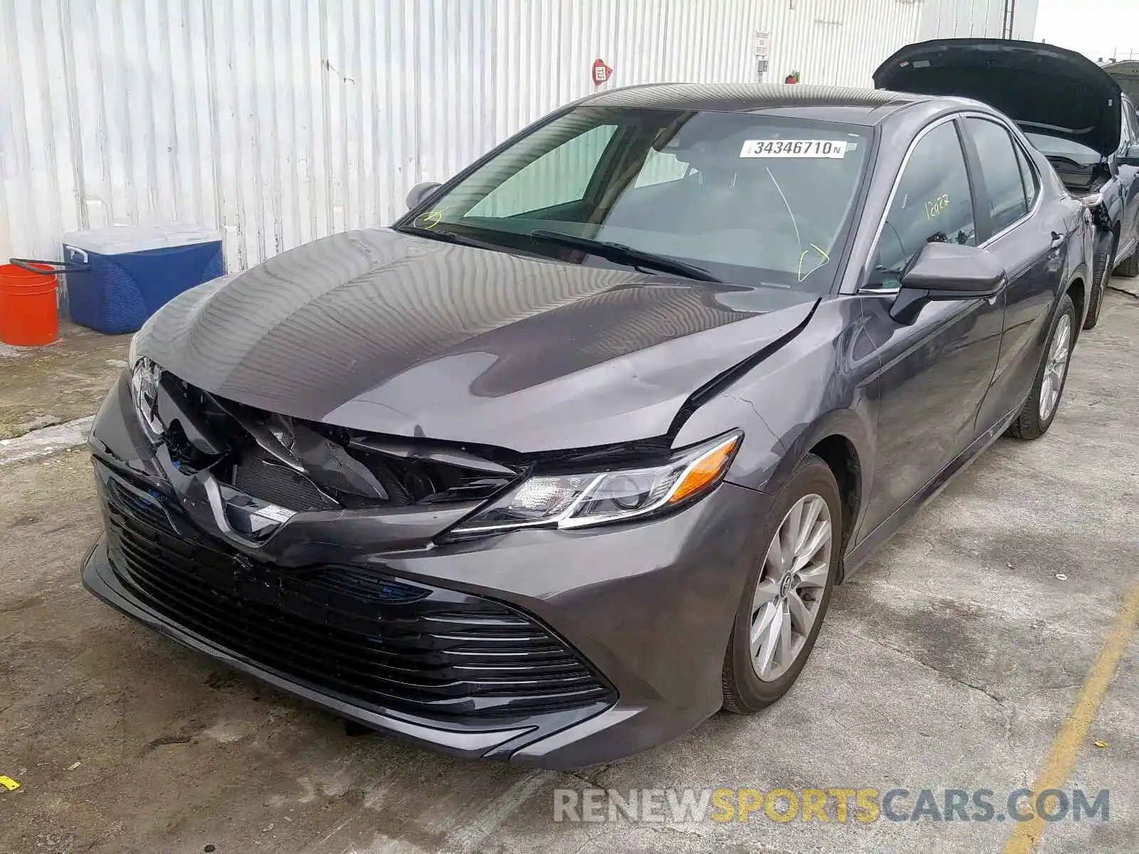 2 Photograph of a damaged car 4T1B11HK2KU191932 TOYOTA CAMRY 2019