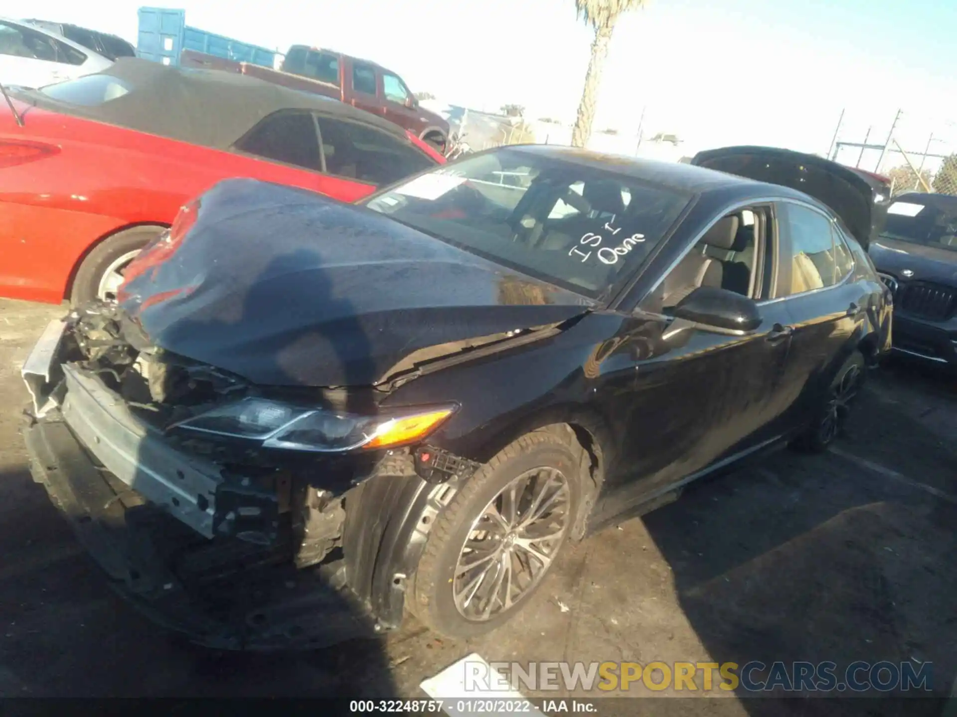 2 Photograph of a damaged car 4T1B11HK2KU193745 TOYOTA CAMRY 2019