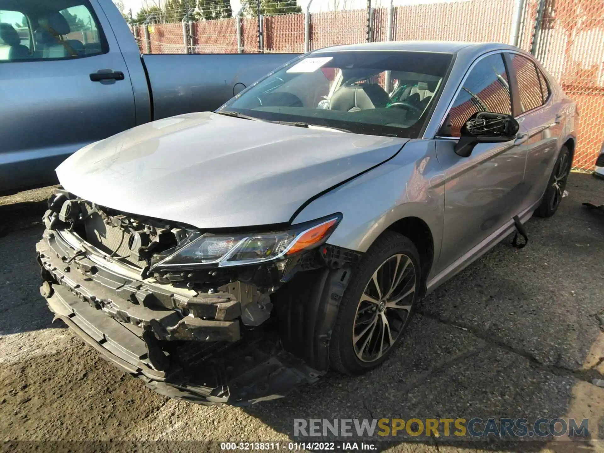 2 Photograph of a damaged car 4T1B11HK2KU194846 TOYOTA CAMRY 2019