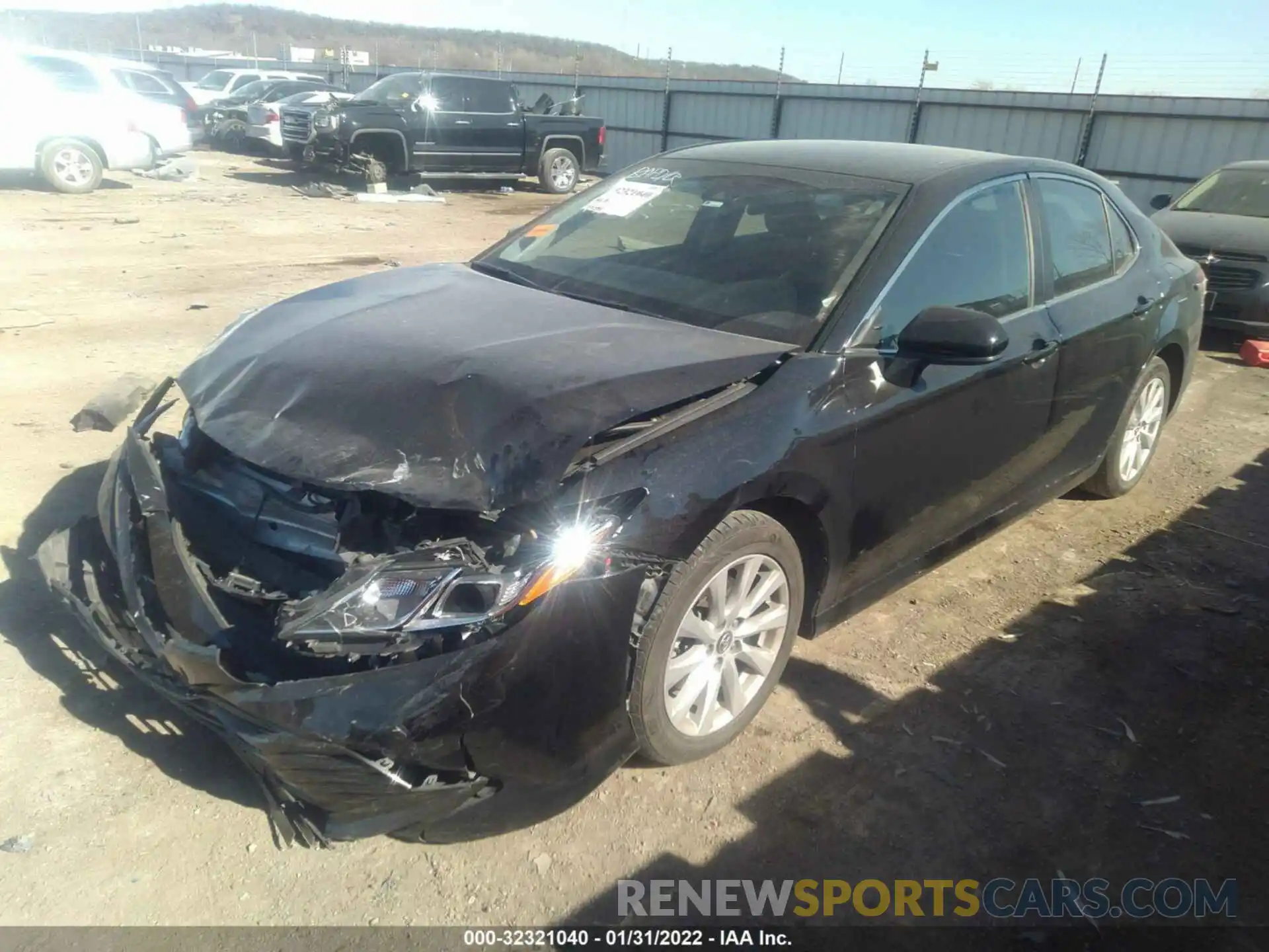 2 Photograph of a damaged car 4T1B11HK2KU195446 TOYOTA CAMRY 2019