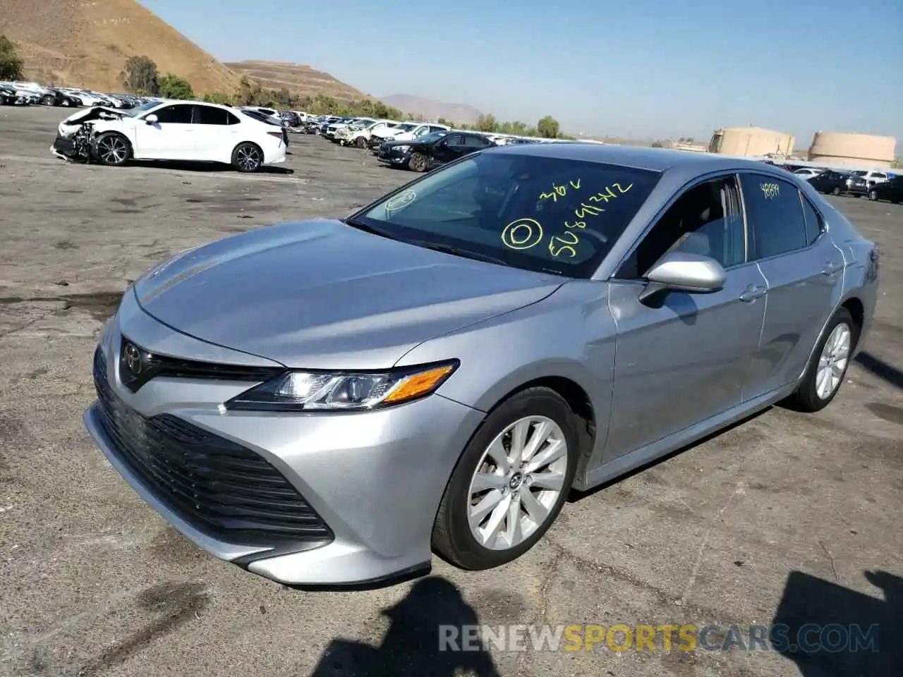 2 Photograph of a damaged car 4T1B11HK2KU195964 TOYOTA CAMRY 2019