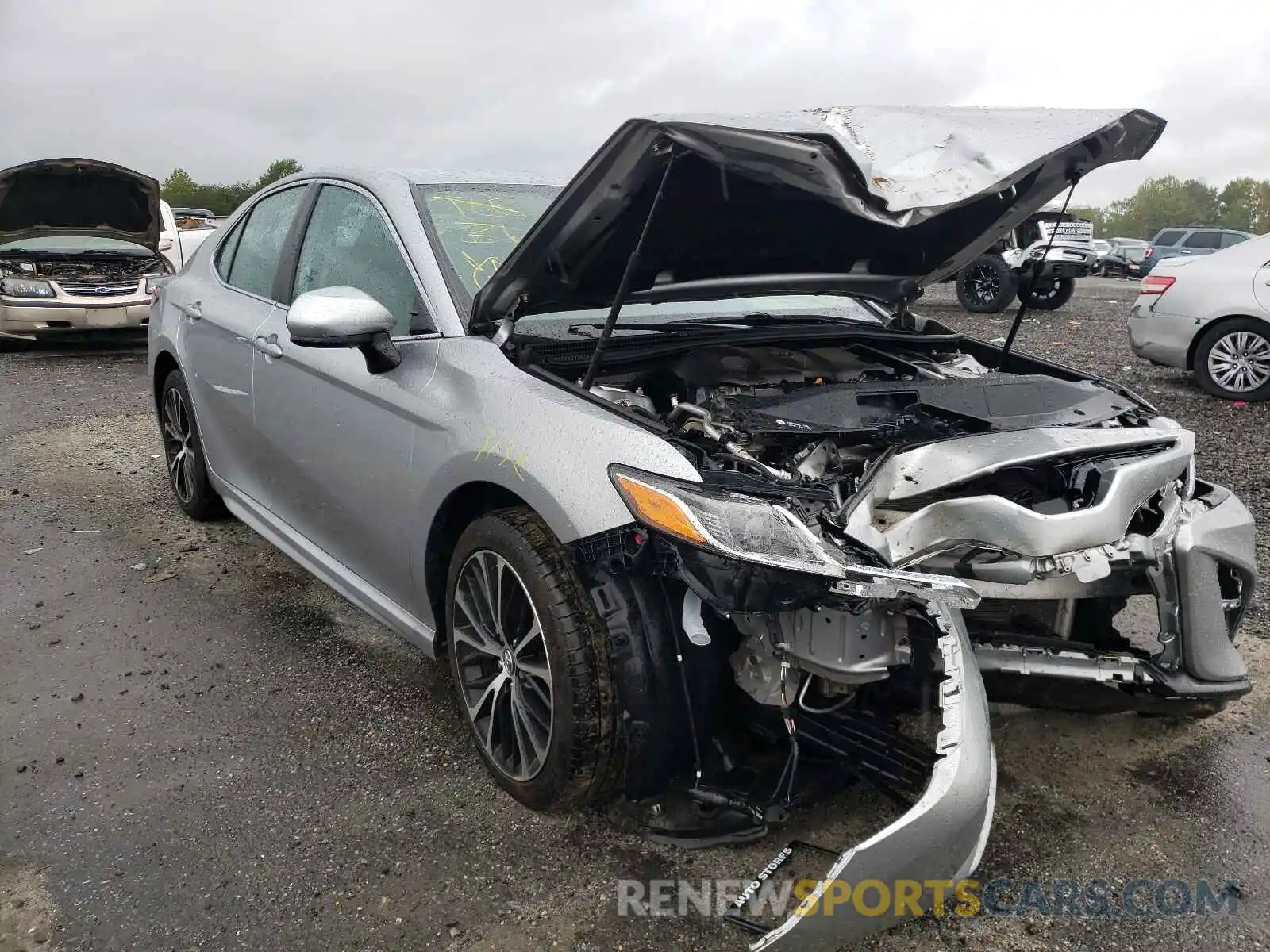 1 Photograph of a damaged car 4T1B11HK2KU197116 TOYOTA CAMRY 2019