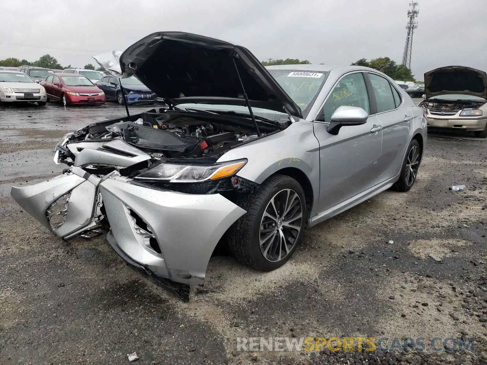 2 Photograph of a damaged car 4T1B11HK2KU197116 TOYOTA CAMRY 2019