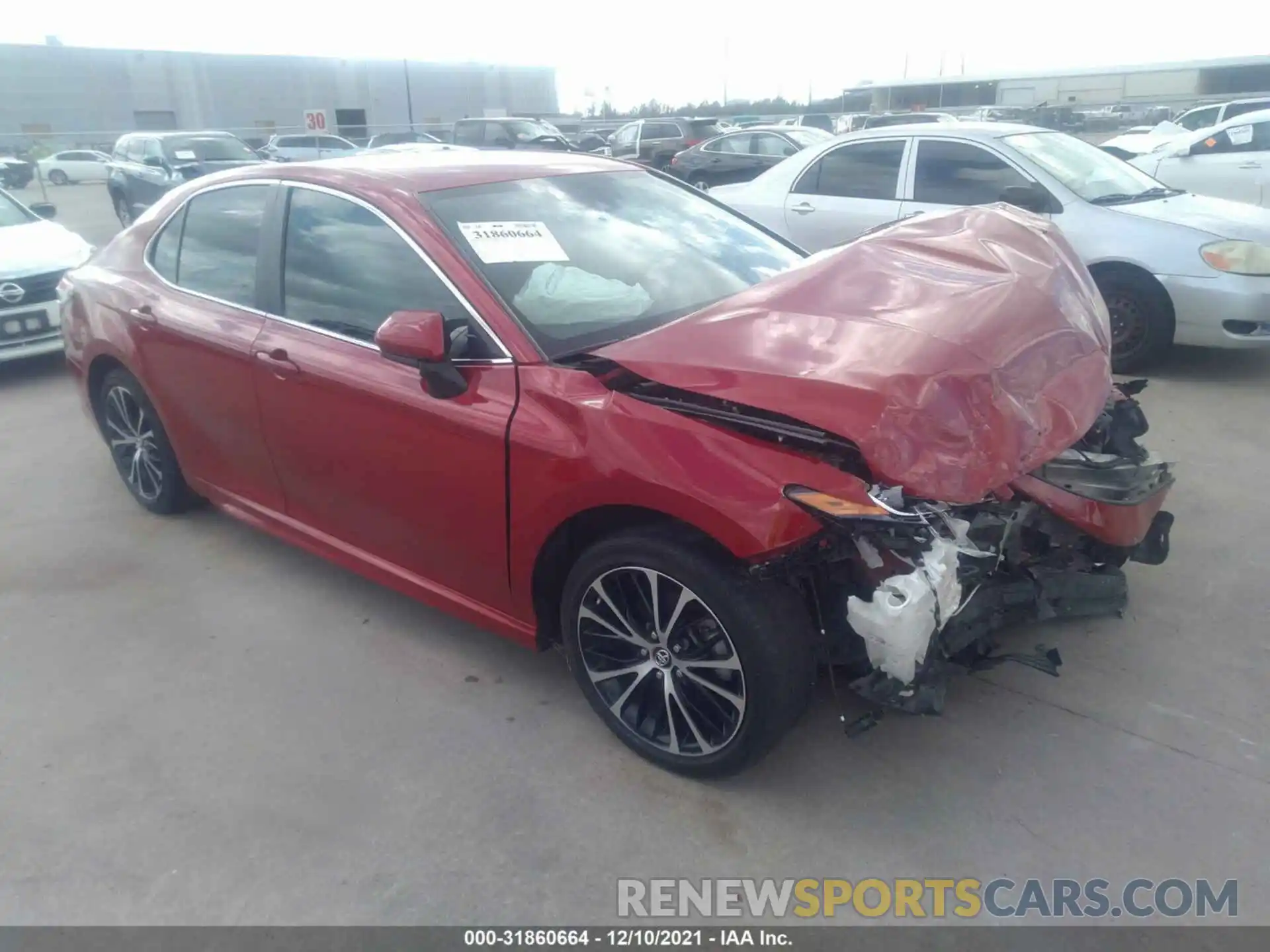 1 Photograph of a damaged car 4T1B11HK2KU198394 TOYOTA CAMRY 2019