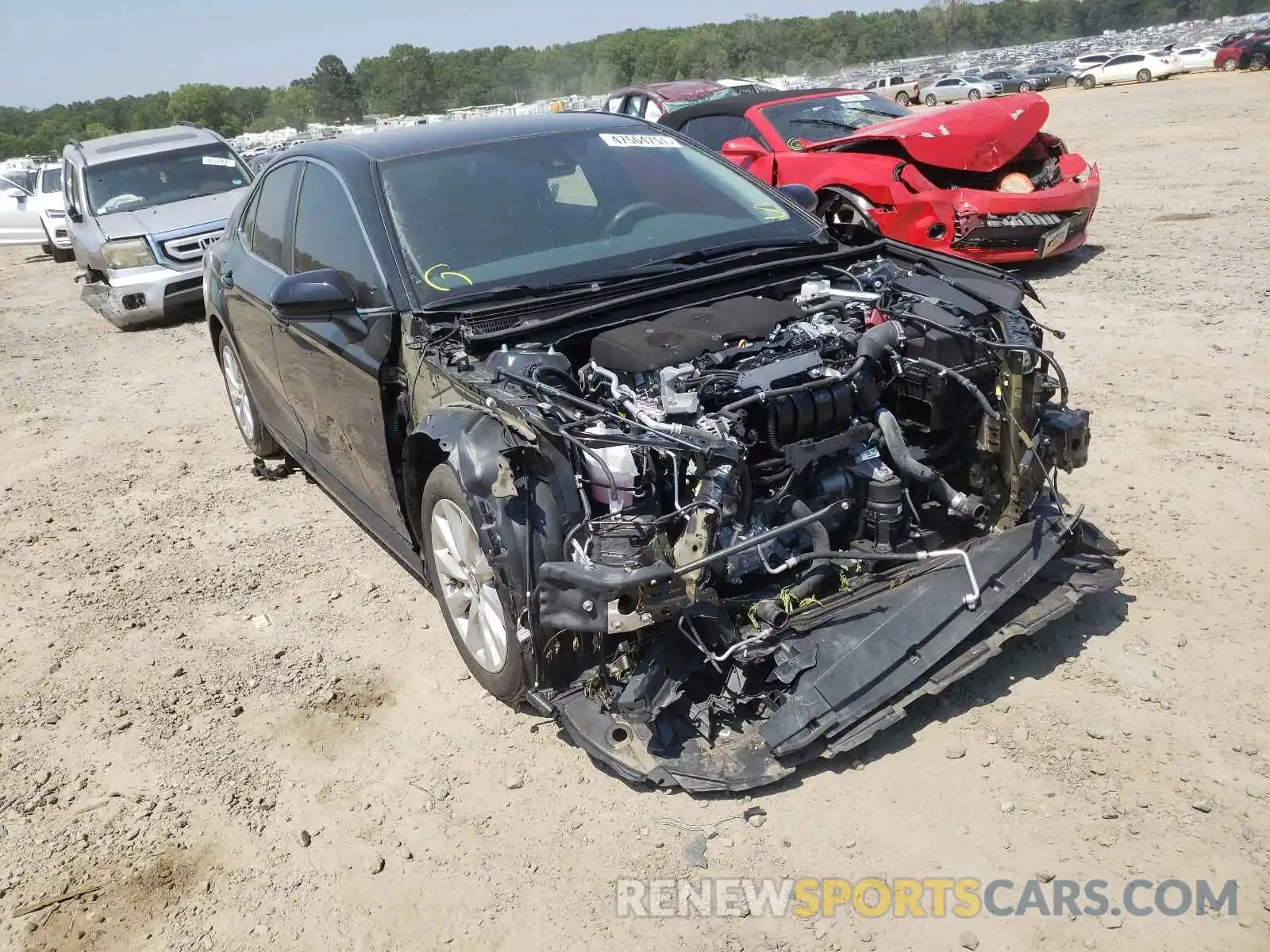 1 Photograph of a damaged car 4T1B11HK2KU200094 TOYOTA CAMRY 2019