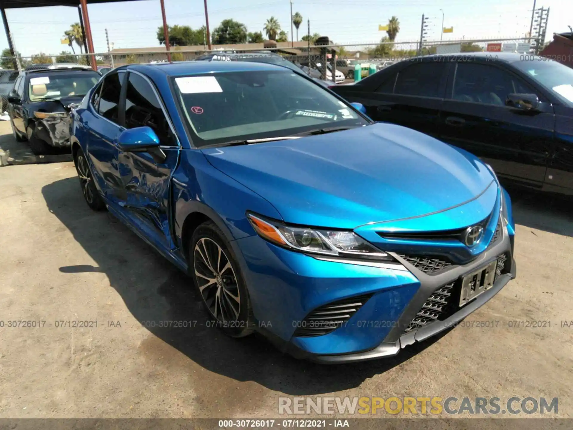 1 Photograph of a damaged car 4T1B11HK2KU203741 TOYOTA CAMRY 2019