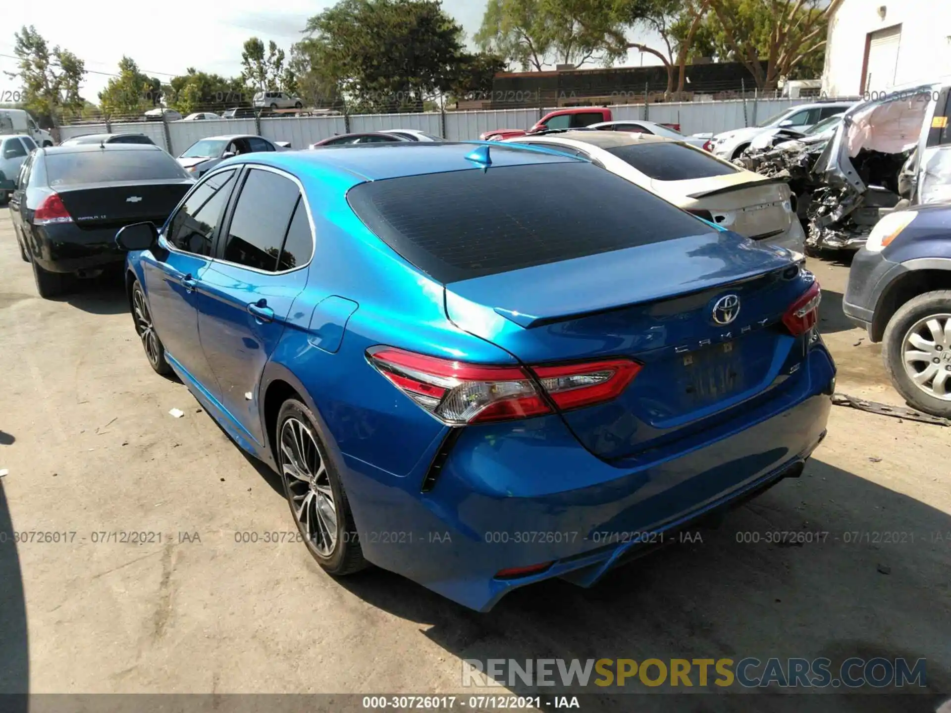 3 Photograph of a damaged car 4T1B11HK2KU203741 TOYOTA CAMRY 2019