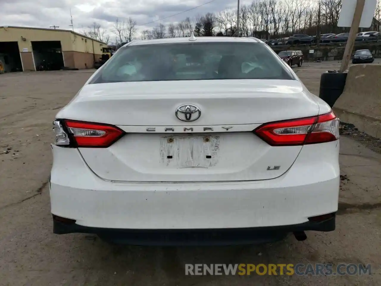 6 Photograph of a damaged car 4T1B11HK2KU204453 TOYOTA CAMRY 2019